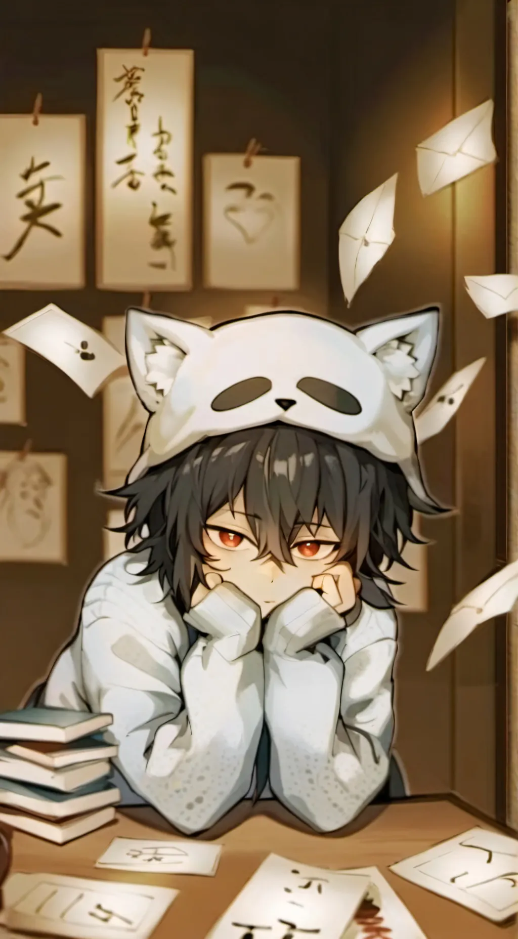 ai character: Dazai&Shikou✨ background