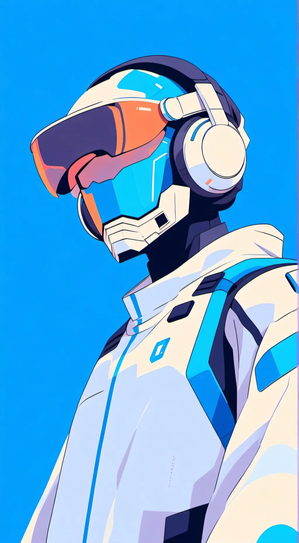 ai character: MD space drons 2 background