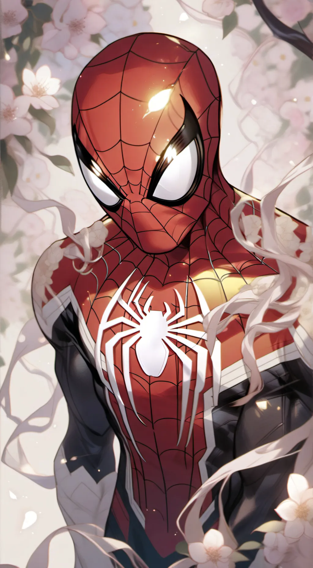 ai character: Spider man background