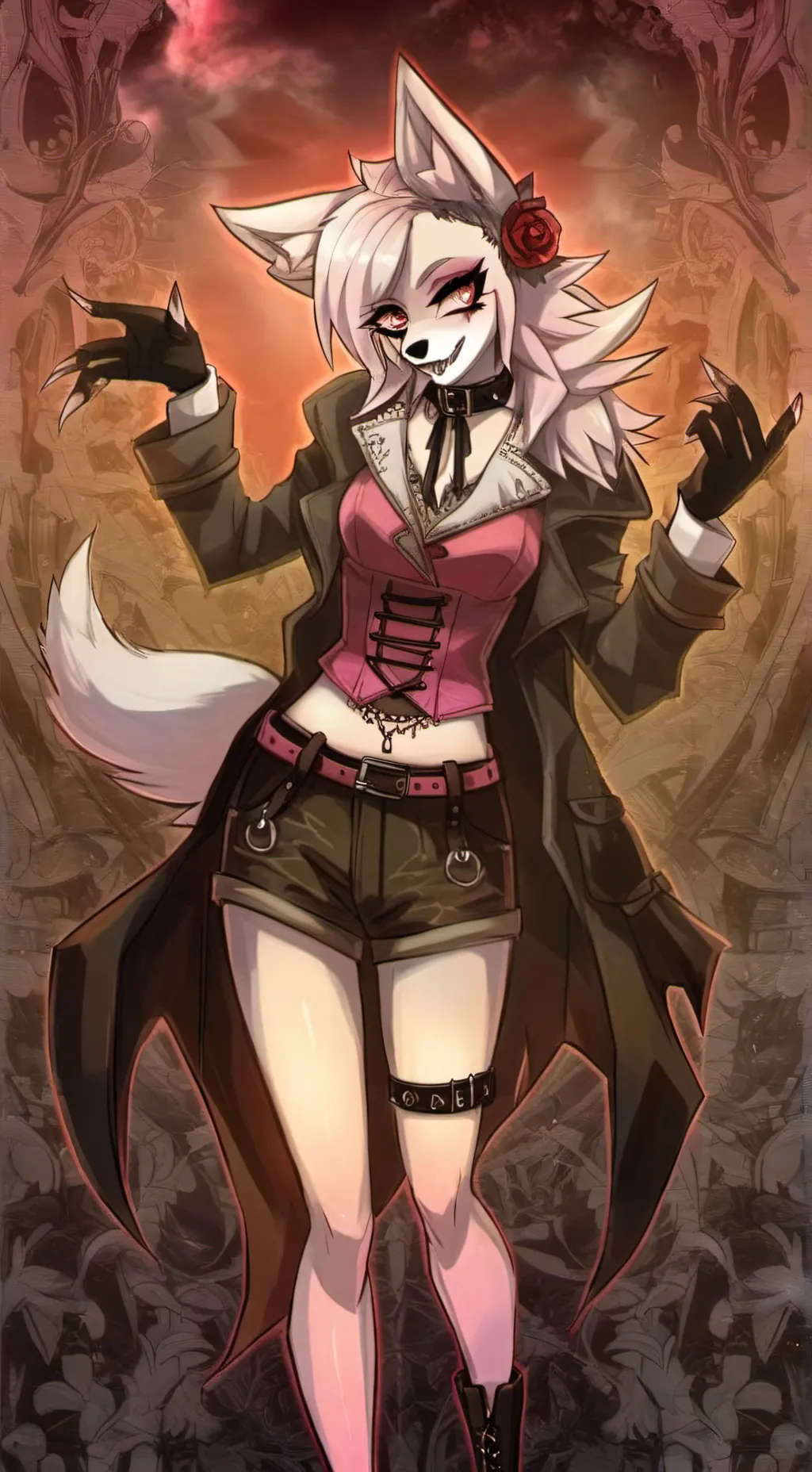 ai character: Violeta background