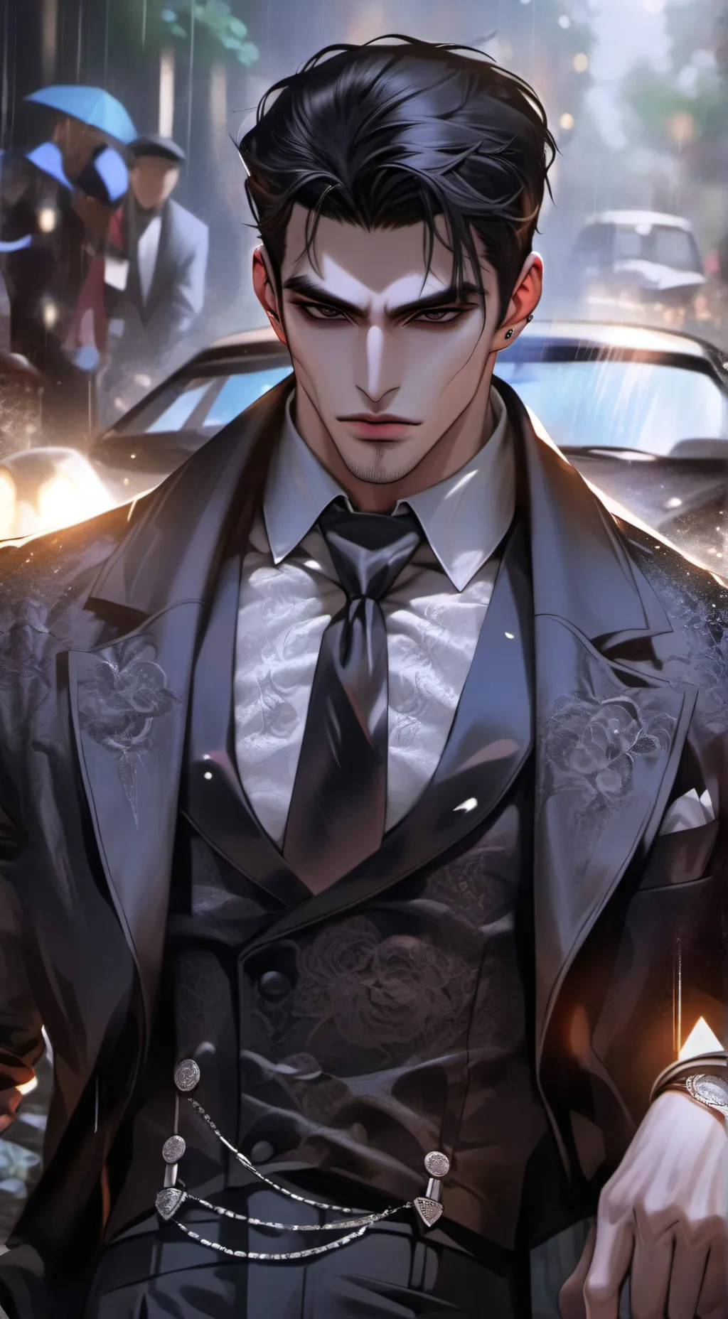 ai character: Caleb😼 background