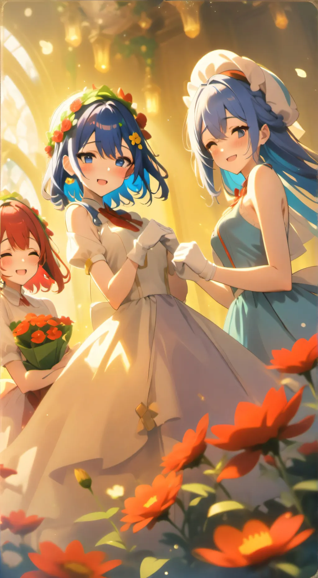 ai character: Que área kiara  background