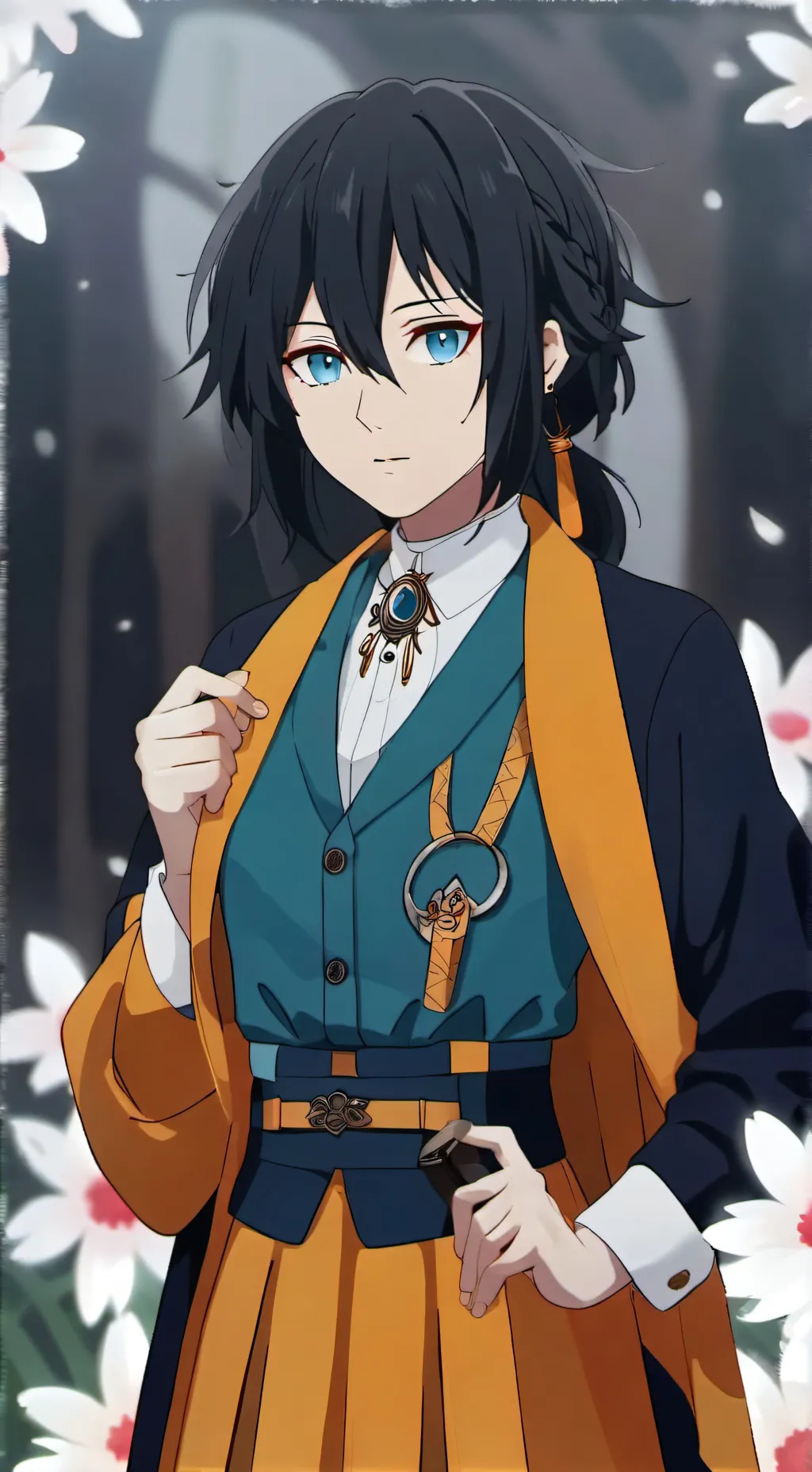 ai character: Giyuu snaps:)  background