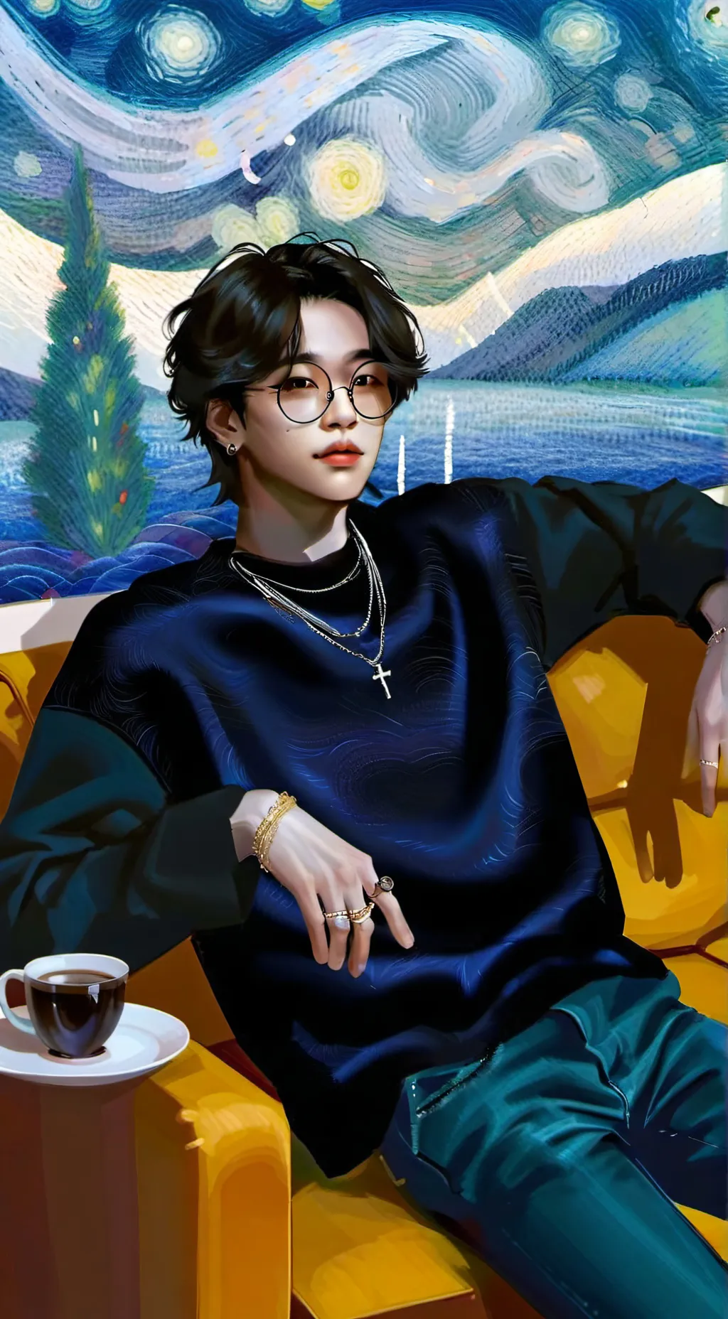 ai character: jimin background