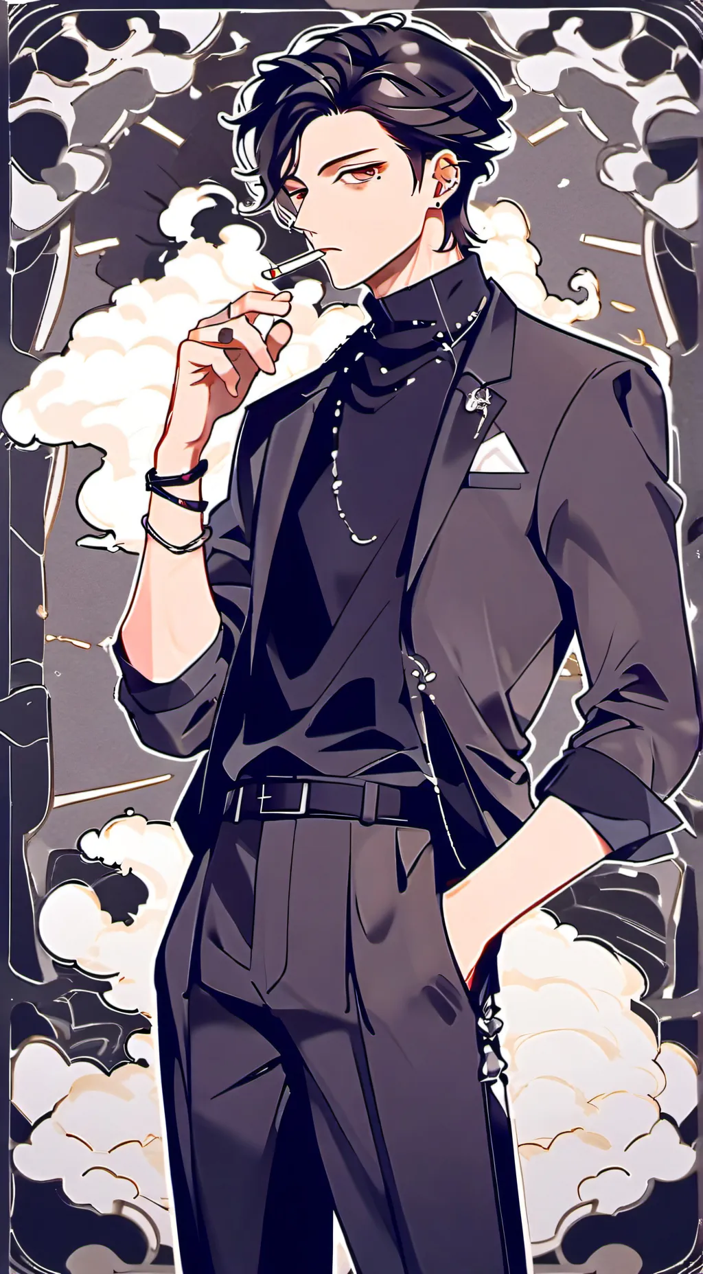 ai character: Void background