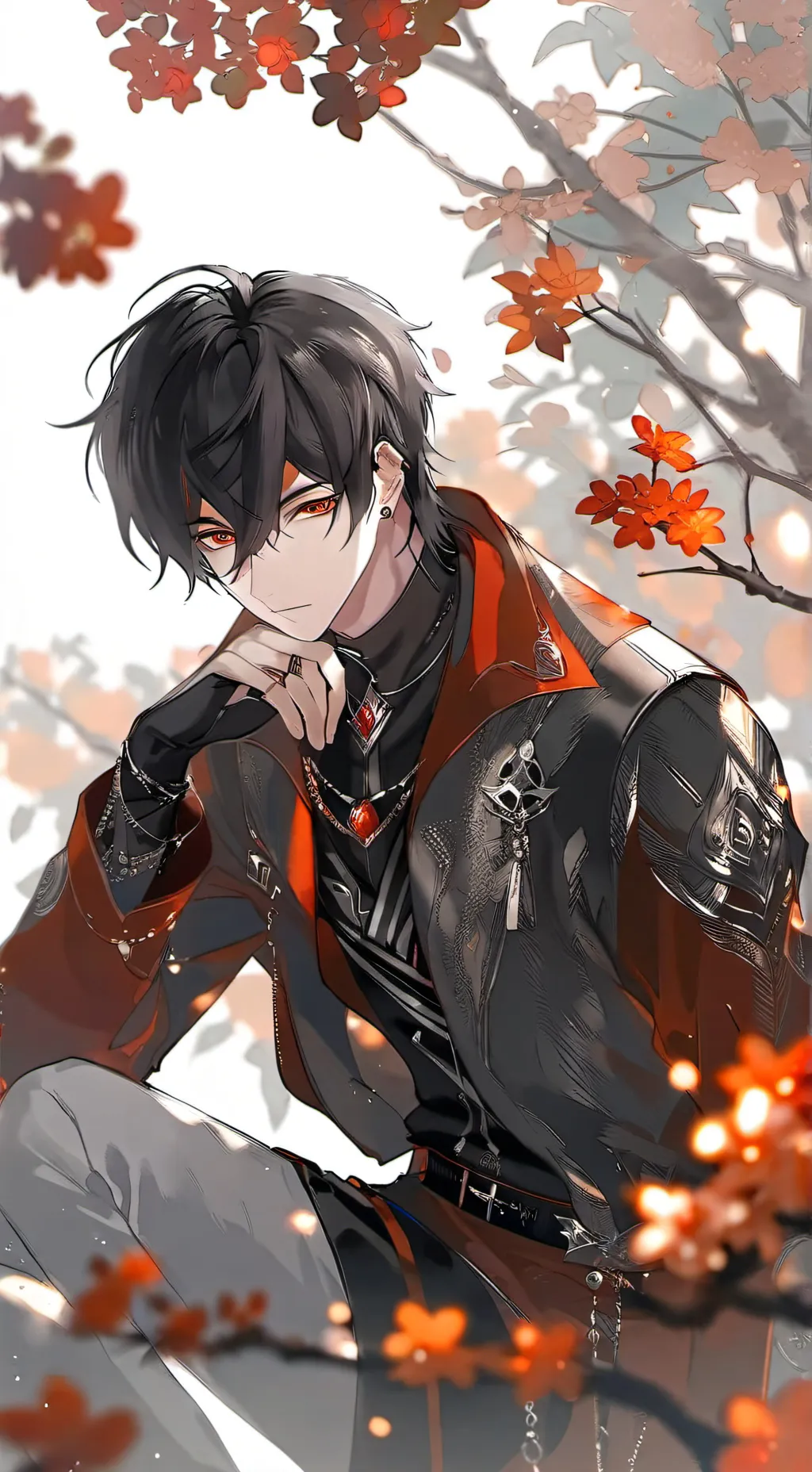 ai character: Goat🖤 background