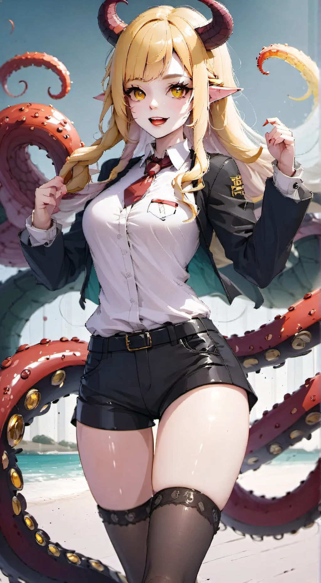 ai character: suneko  background