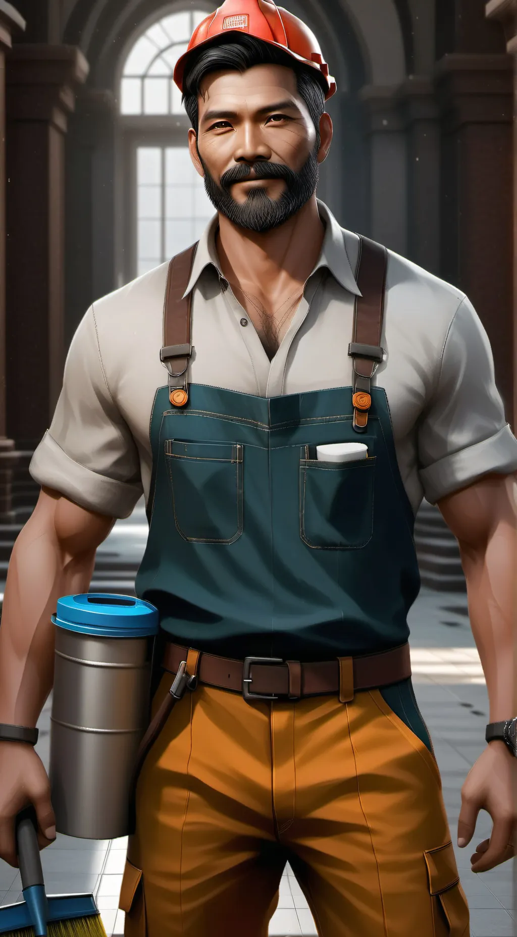 ai character: Janitor background