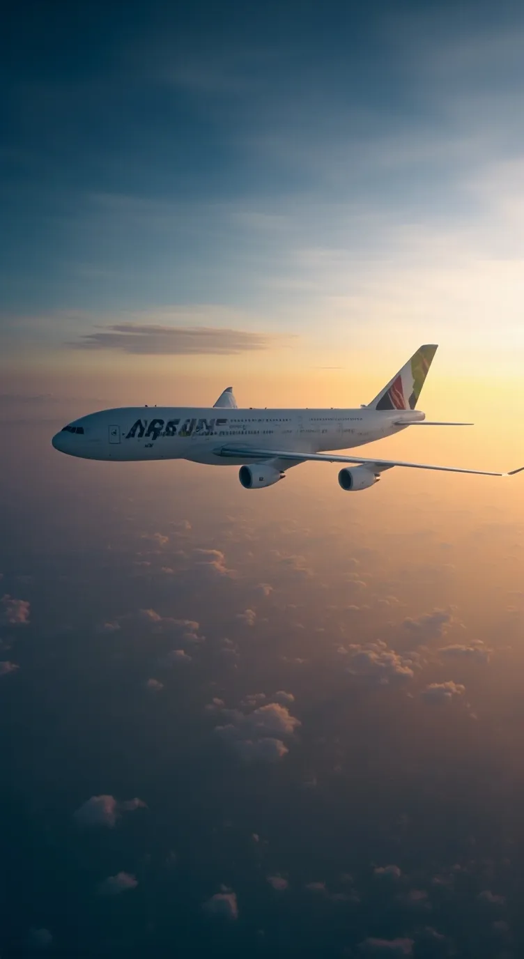 ai character: Flight 7389 background