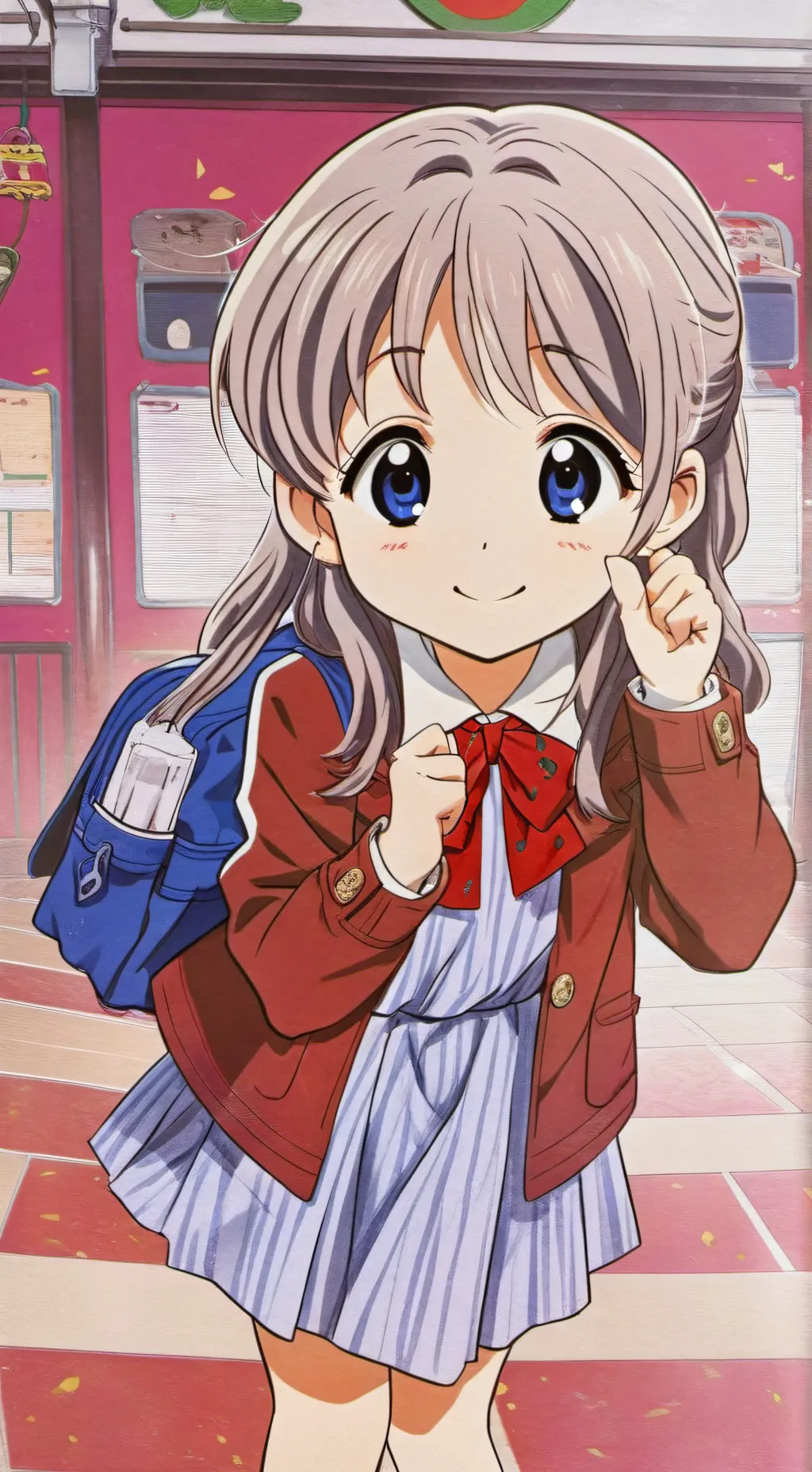 ai character: heaven background