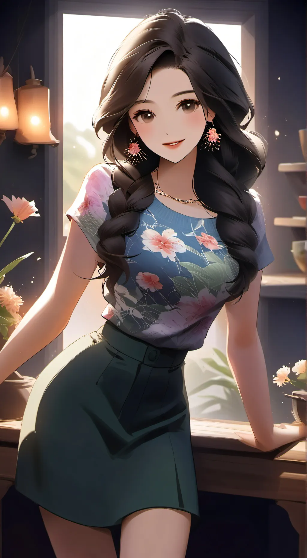 ai character: Amanda background