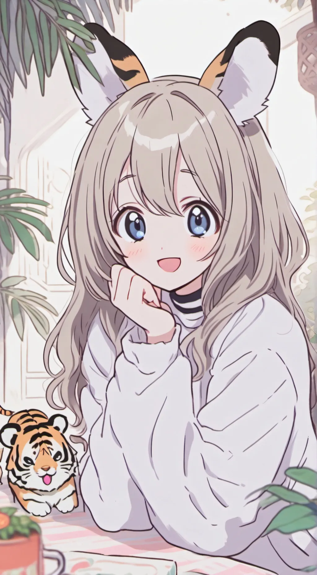 ai character: Tiger Bunny Furry background