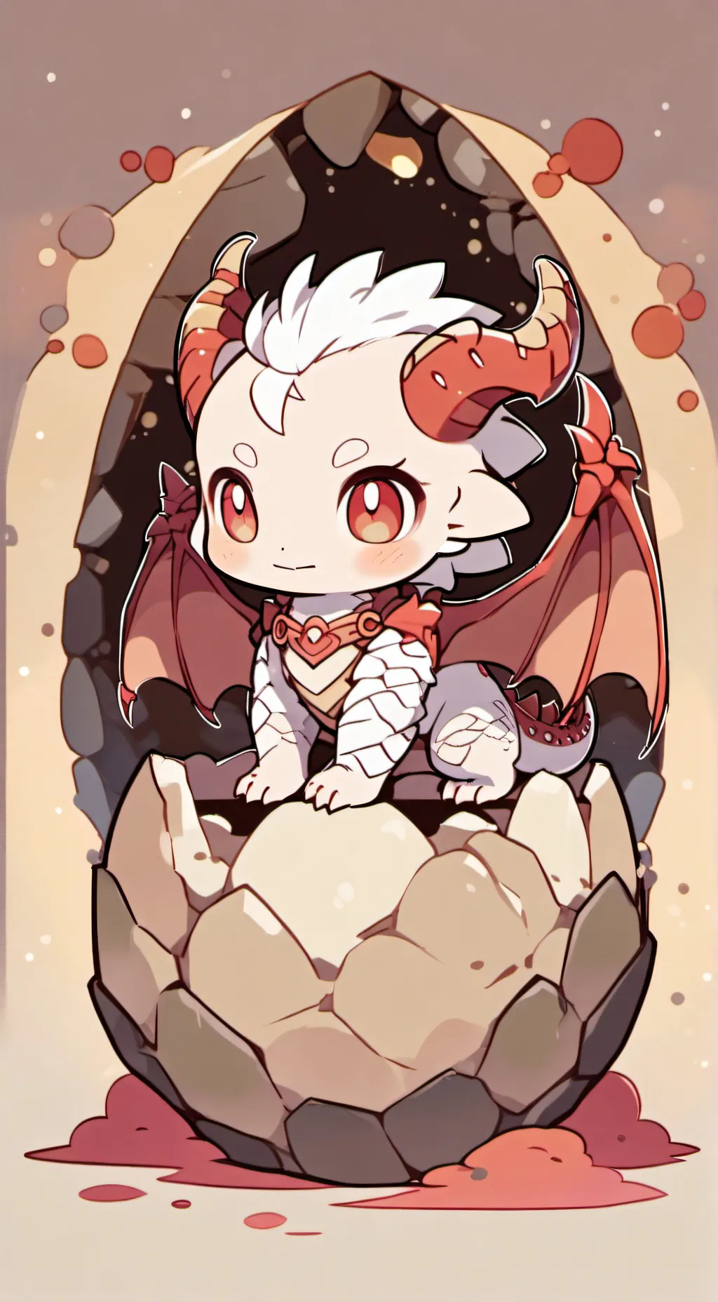 ai character: Dragon Baby background