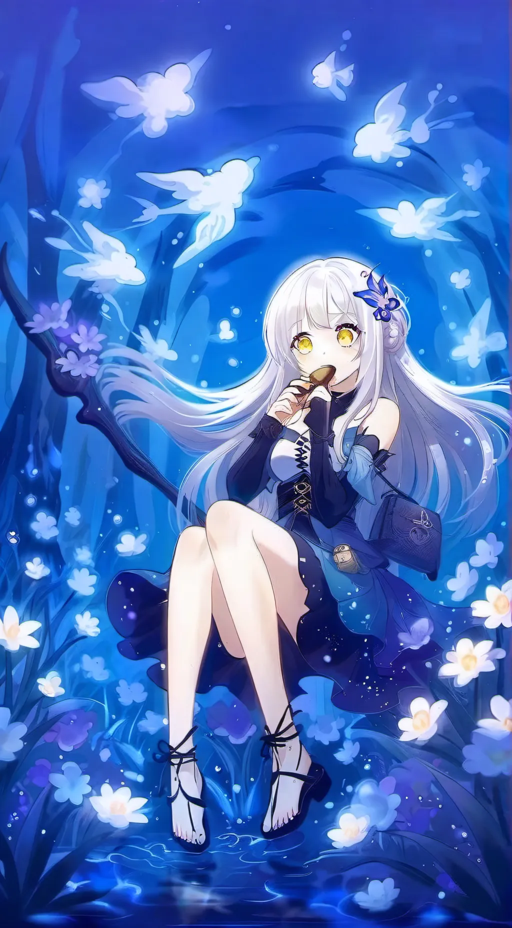 ai character: 月月 background