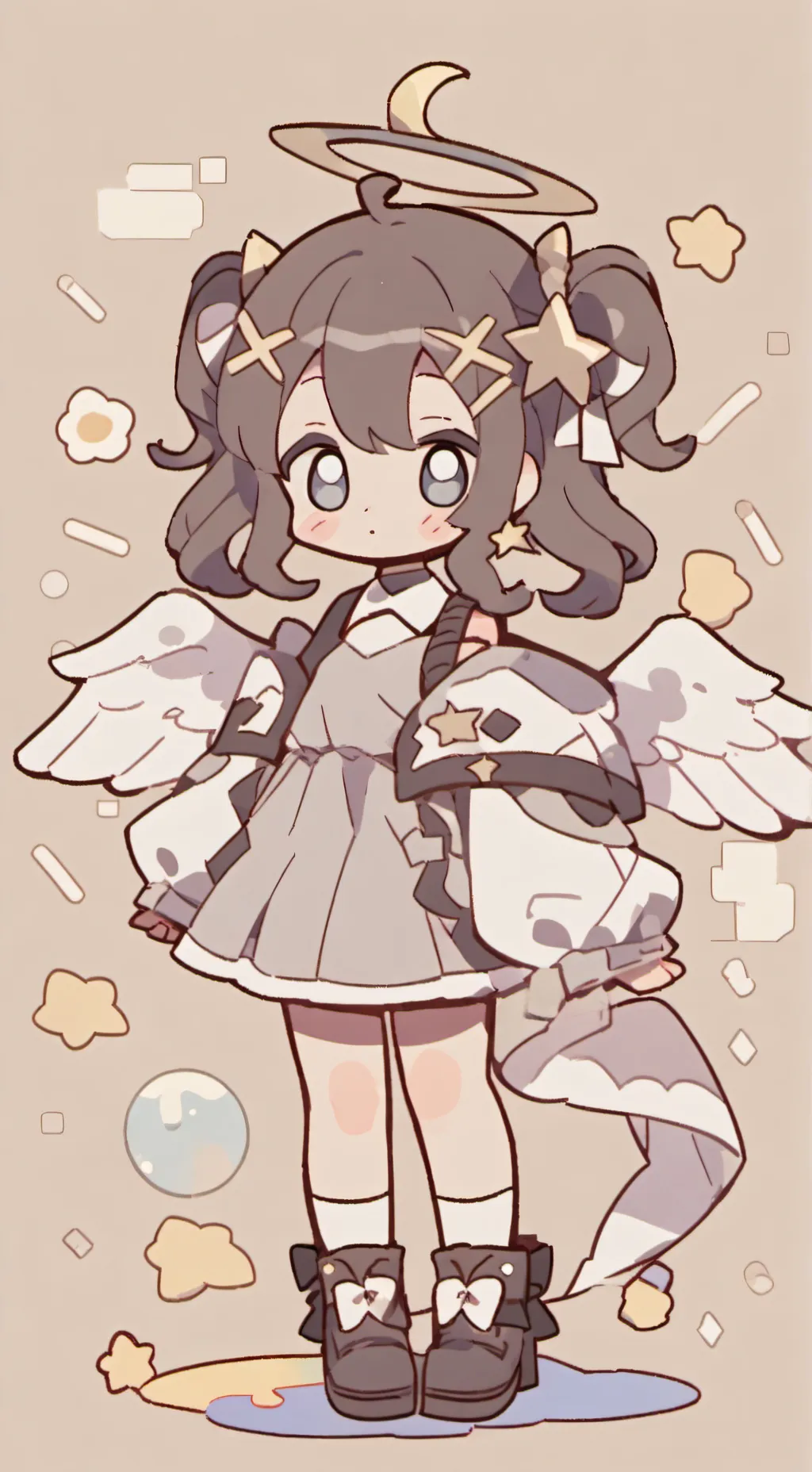 ai character: Fpe but U're demon background
