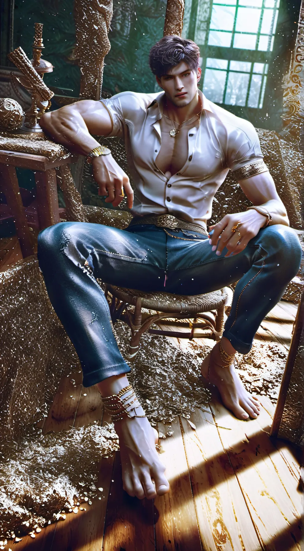 ai character: Simon says background