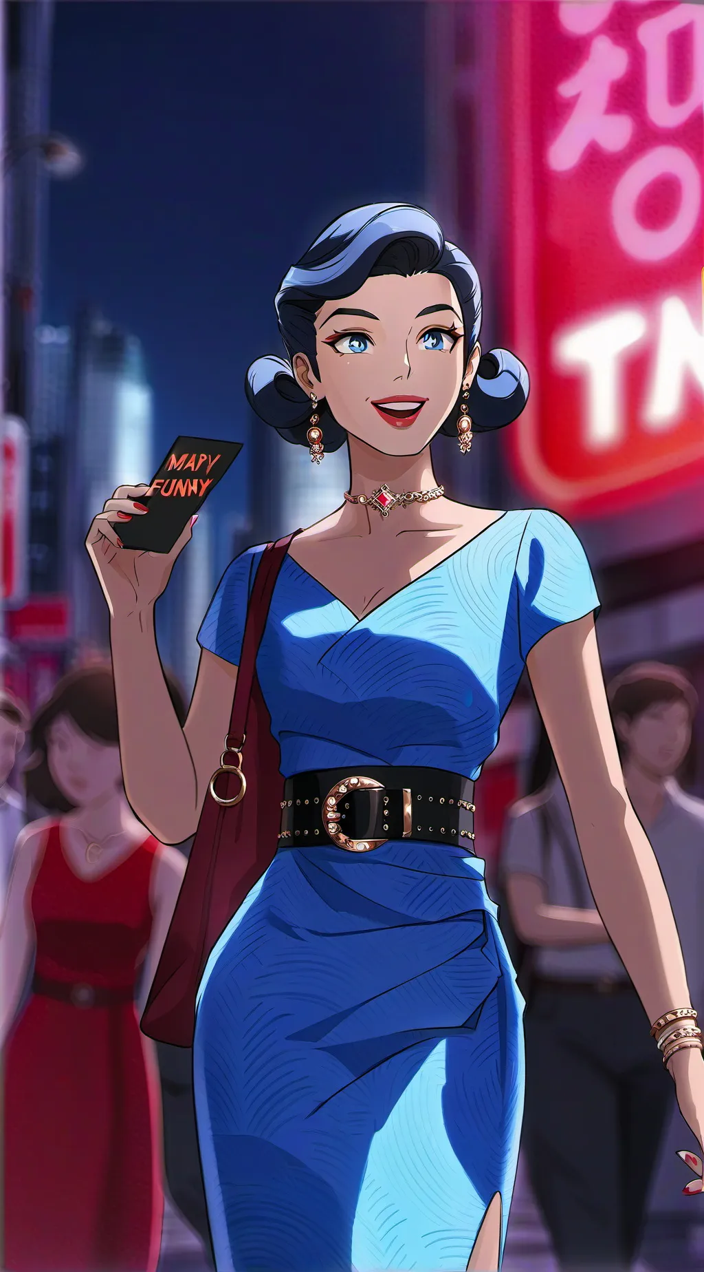 ai character: Funny Mary background