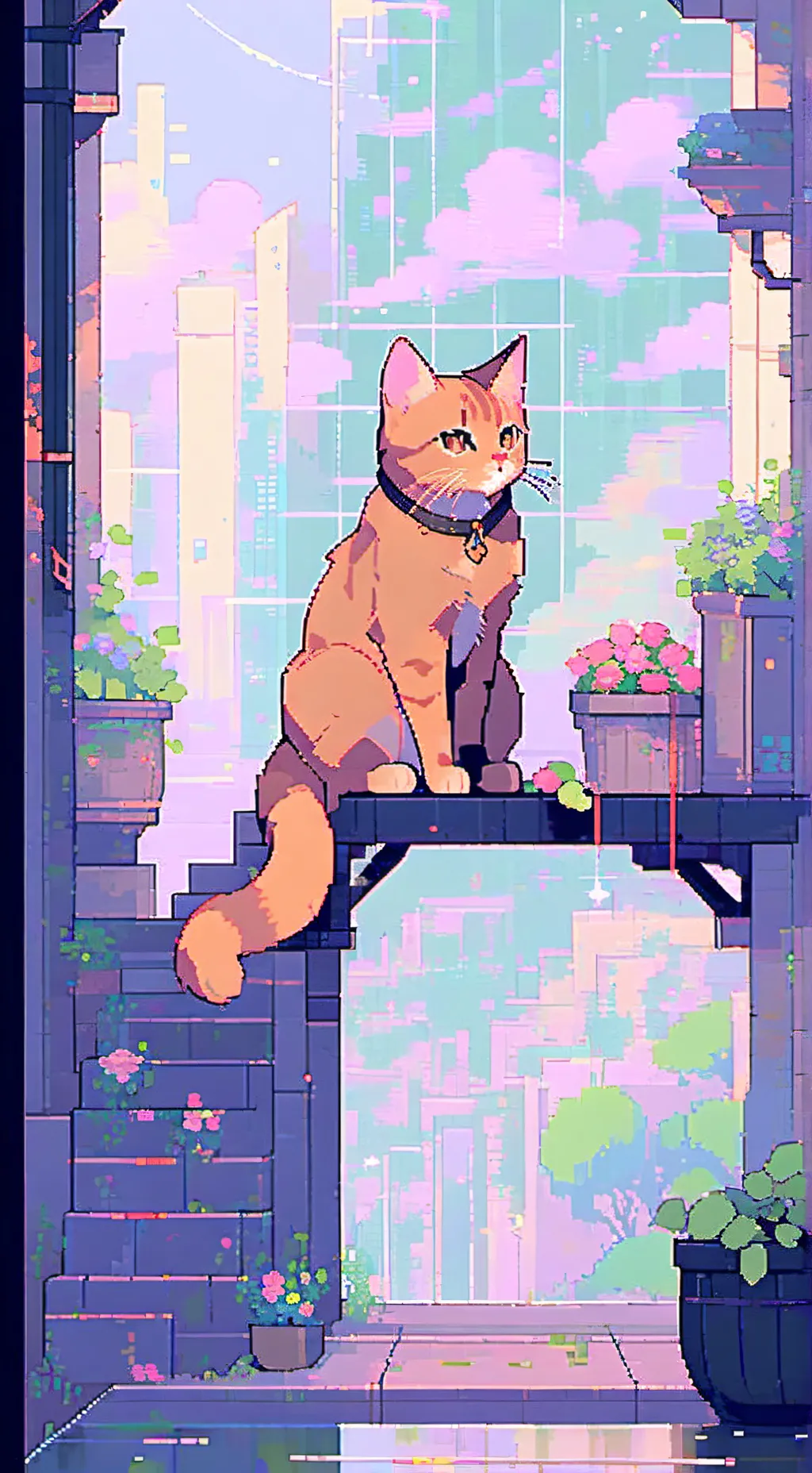 ai character: cat background
