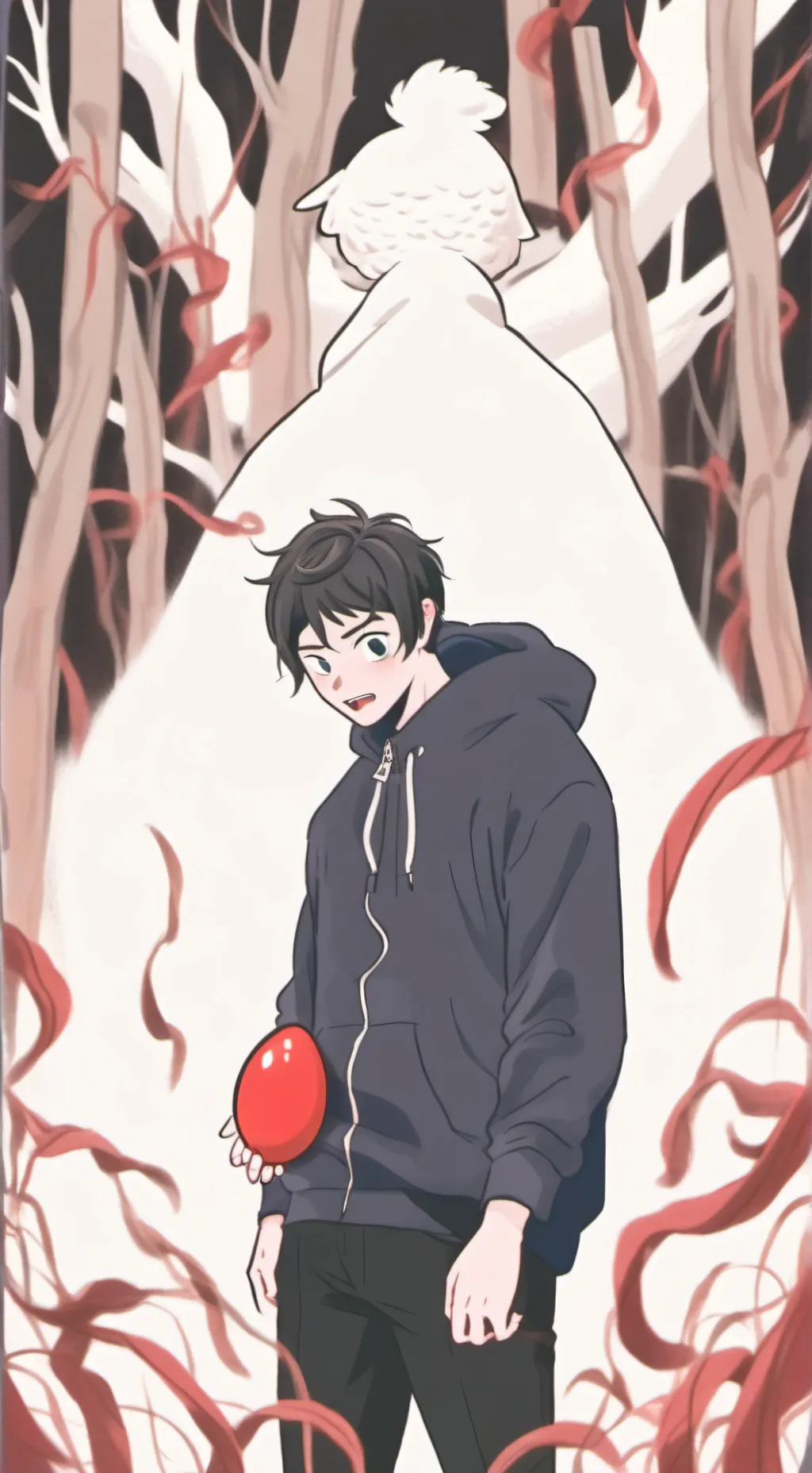 ai character: DSMP egg background