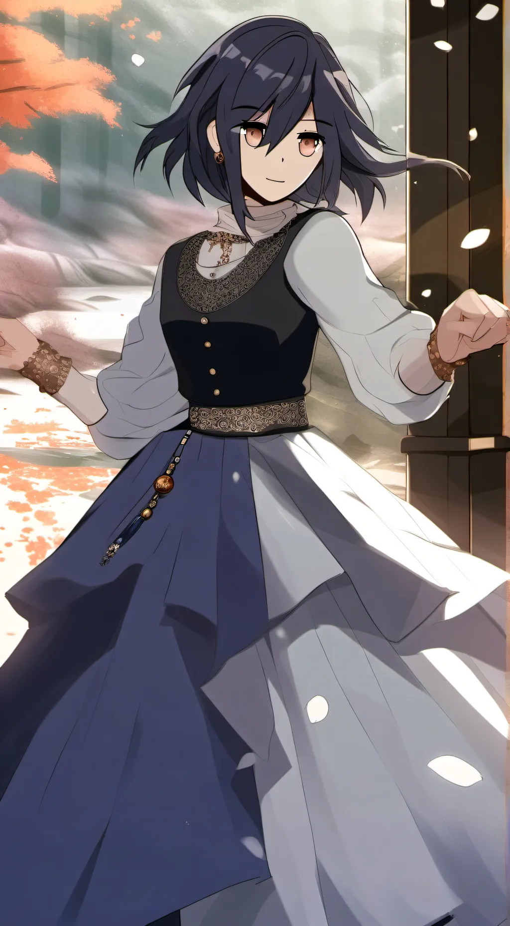 ai character: Summer background