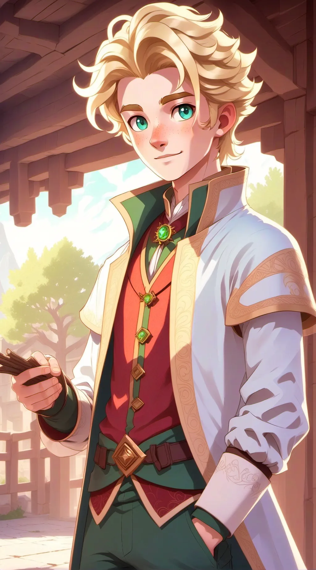 ai character: William-Legendborn background