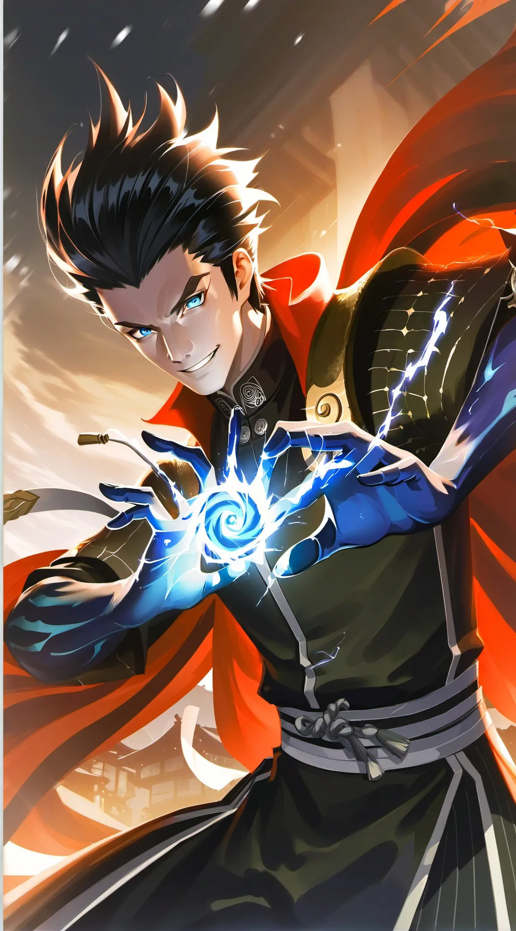 ai character: Gojo Satoru background