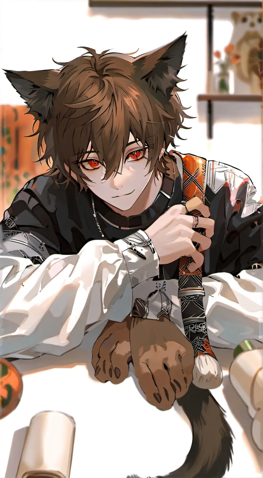 ai character: Leo the Werecat Sp background
