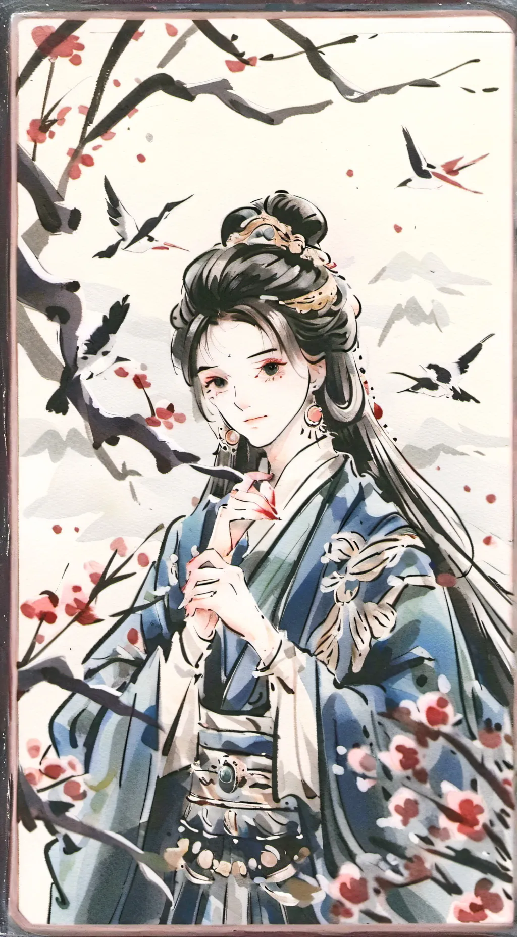 ai character: Shine background