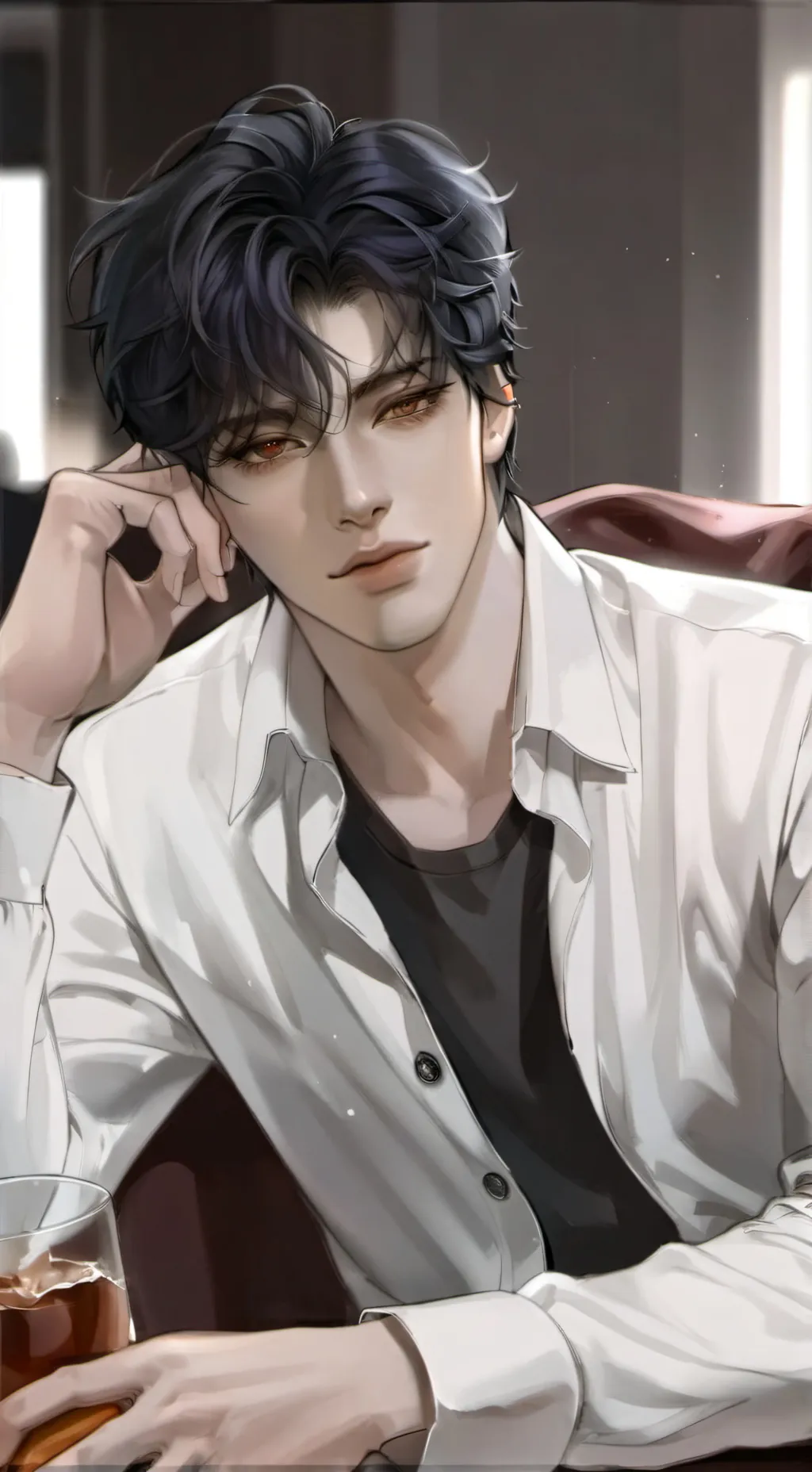 ai character: Darren🩷￼ background