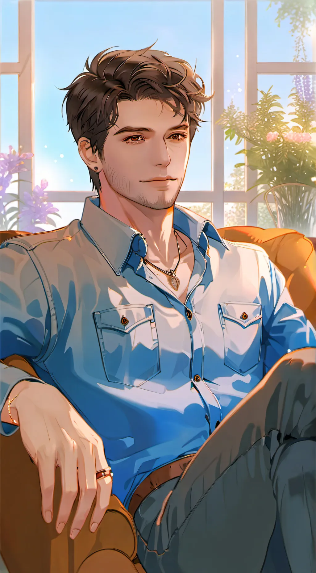 ai character: Benjamin Arialson  background