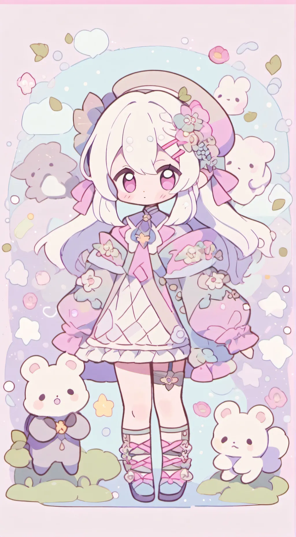 ai character: bun background