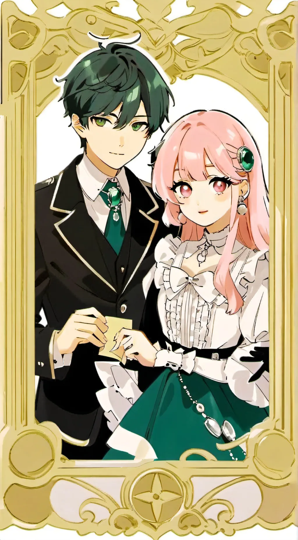 ai character: Damian x Anya sad😭 background