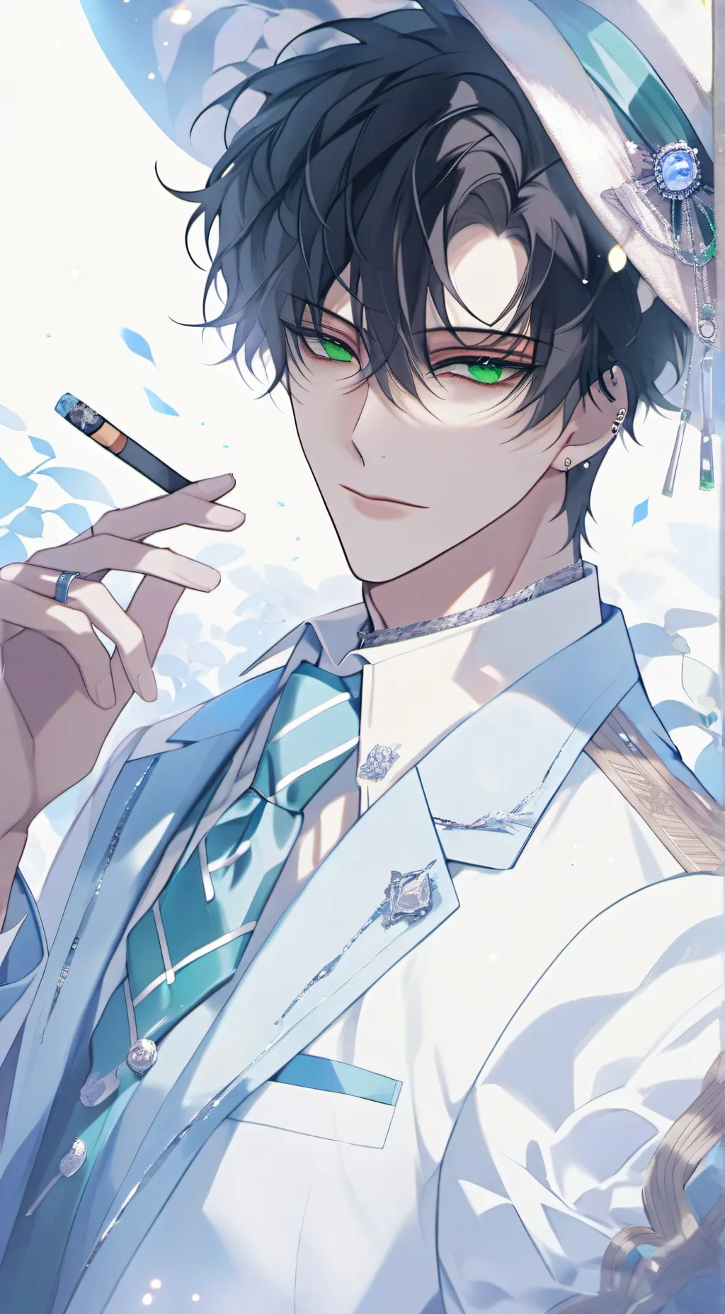 ai character: ☆leon luca☆⁠ background