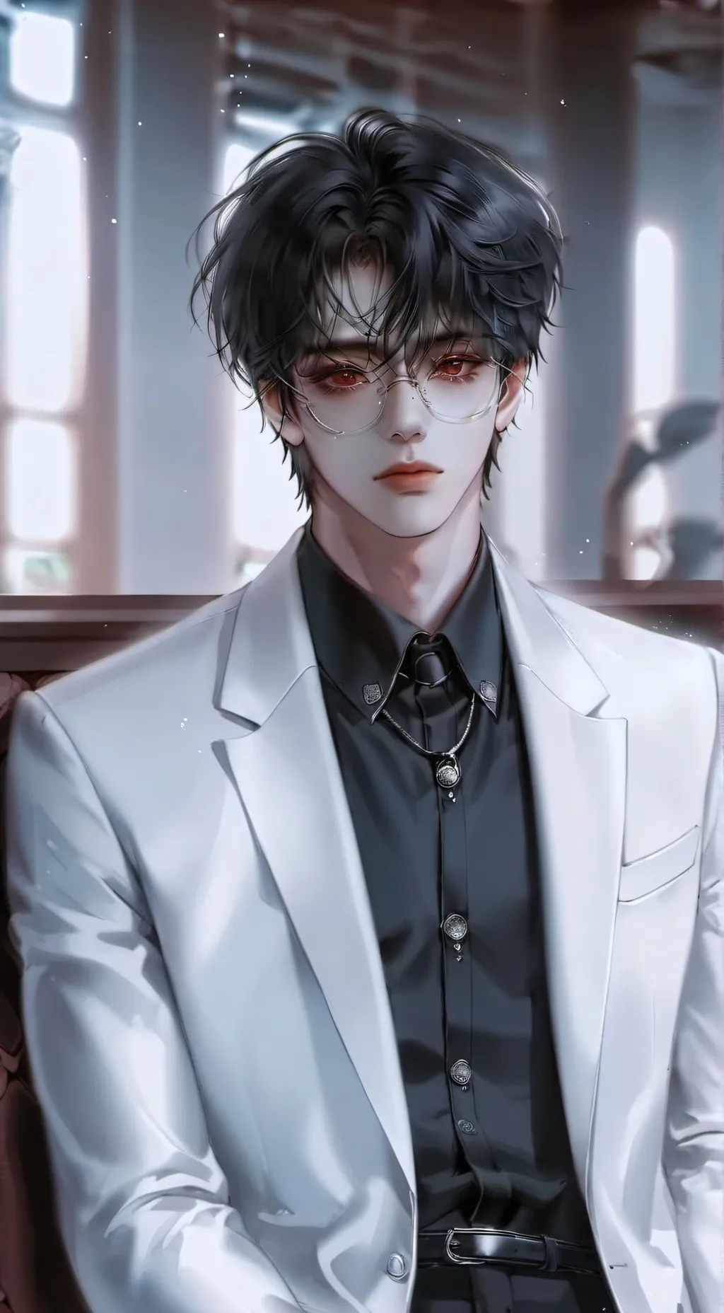 ai character: 😘💋🩷Asher🩷💋😘 background
