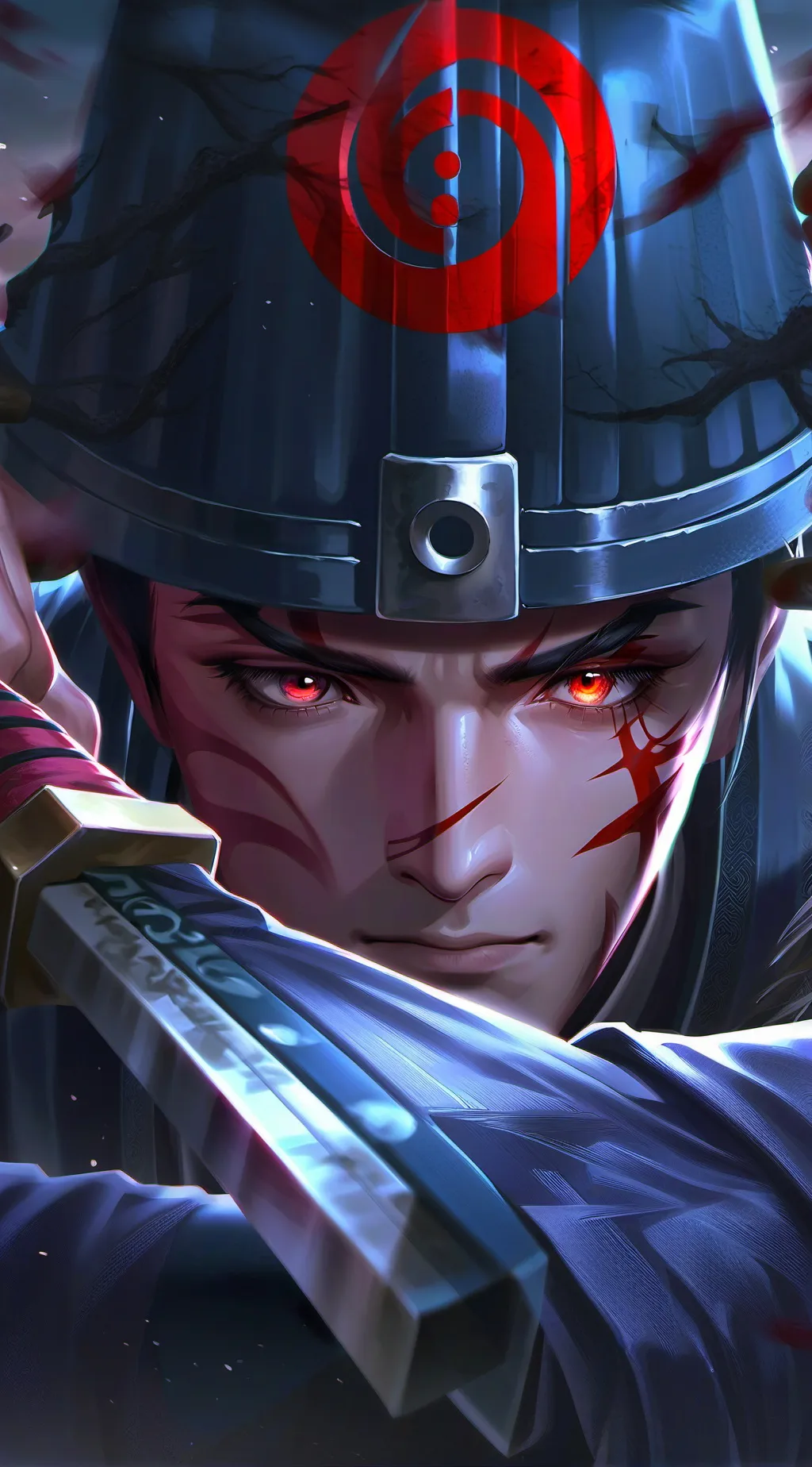 ai character: Itachi Uchiha background