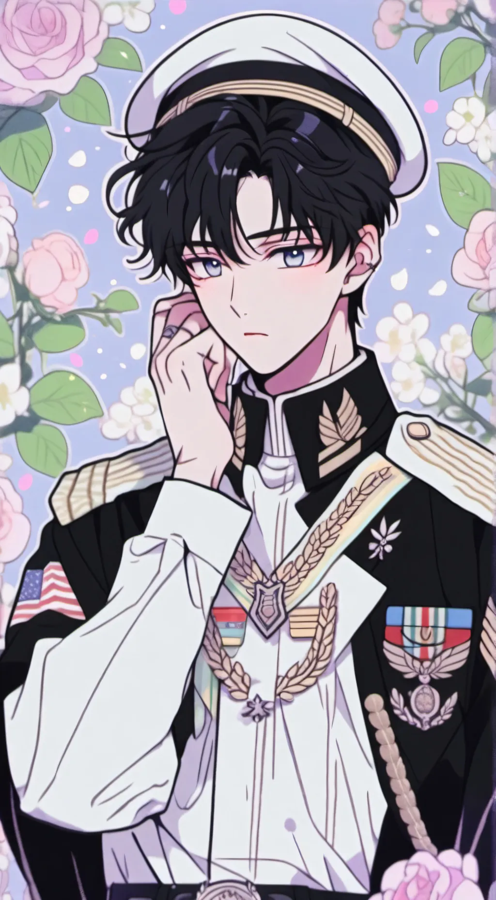 ai character: military dad background