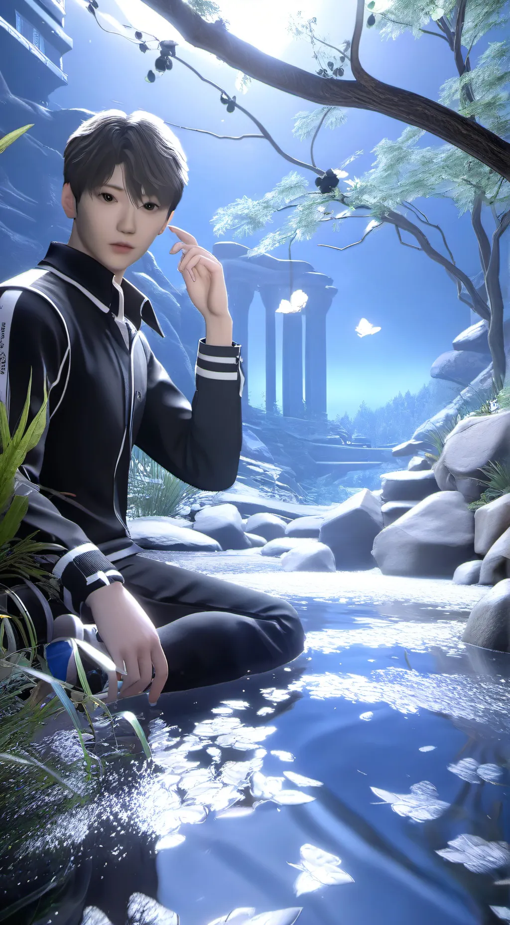 ai character: skz background