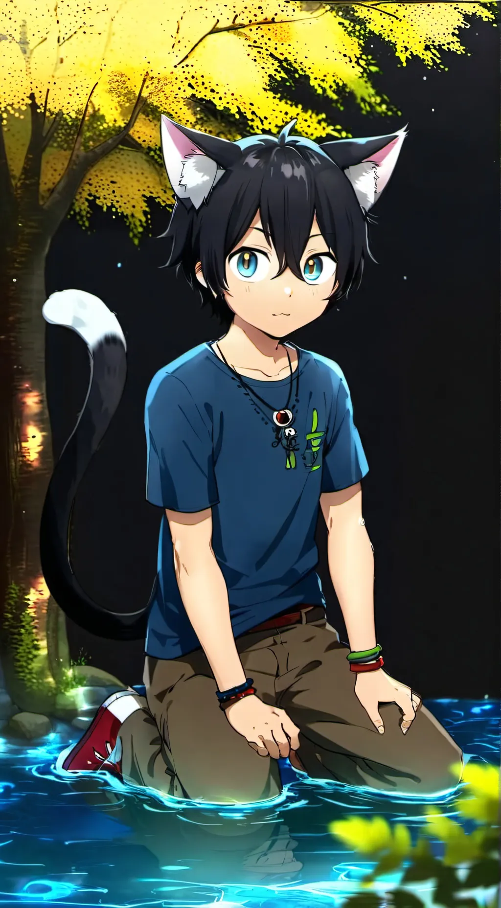 ai character: Silver Spirit Furry background