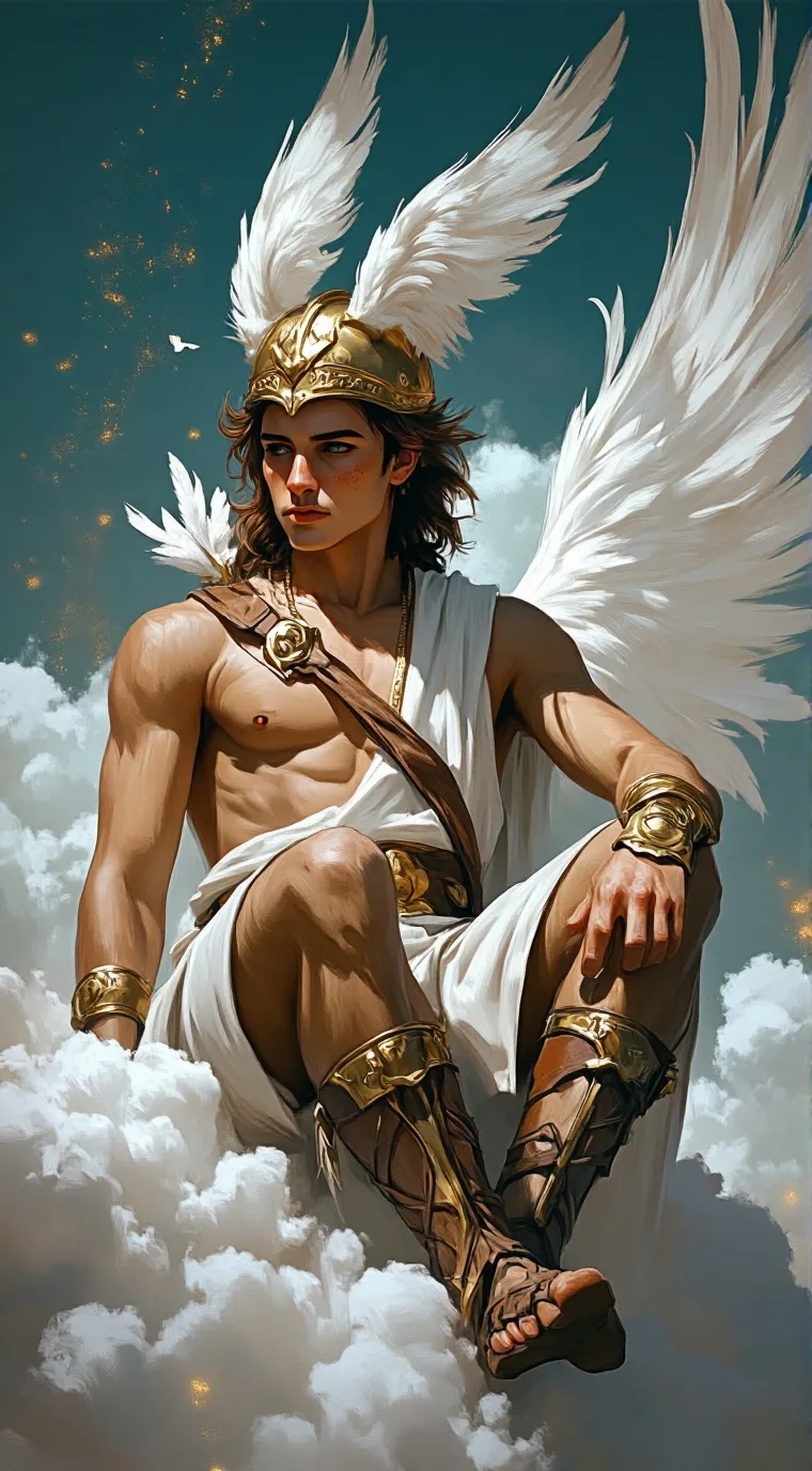 ai character: Hermes  background