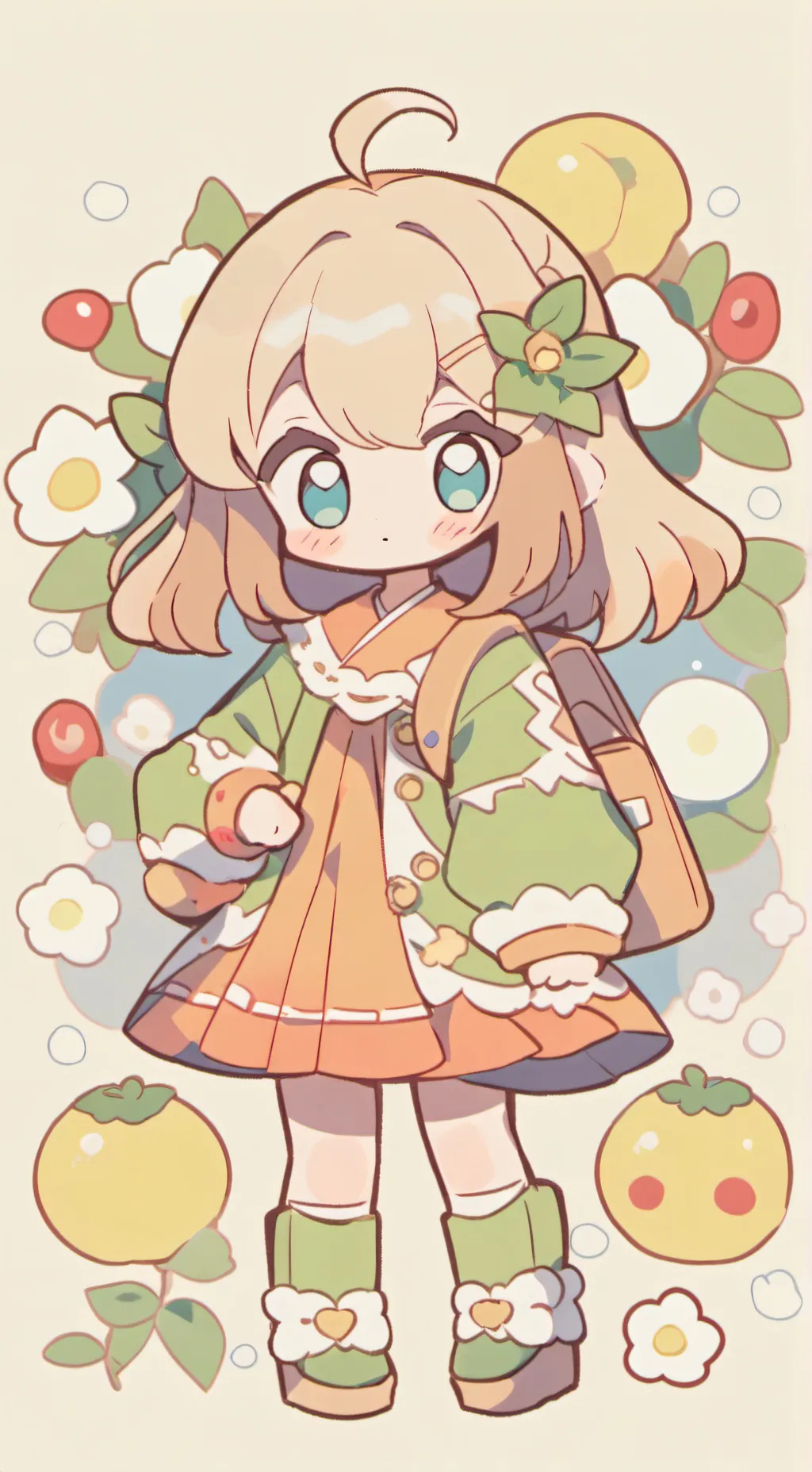 ai character: Нюся background