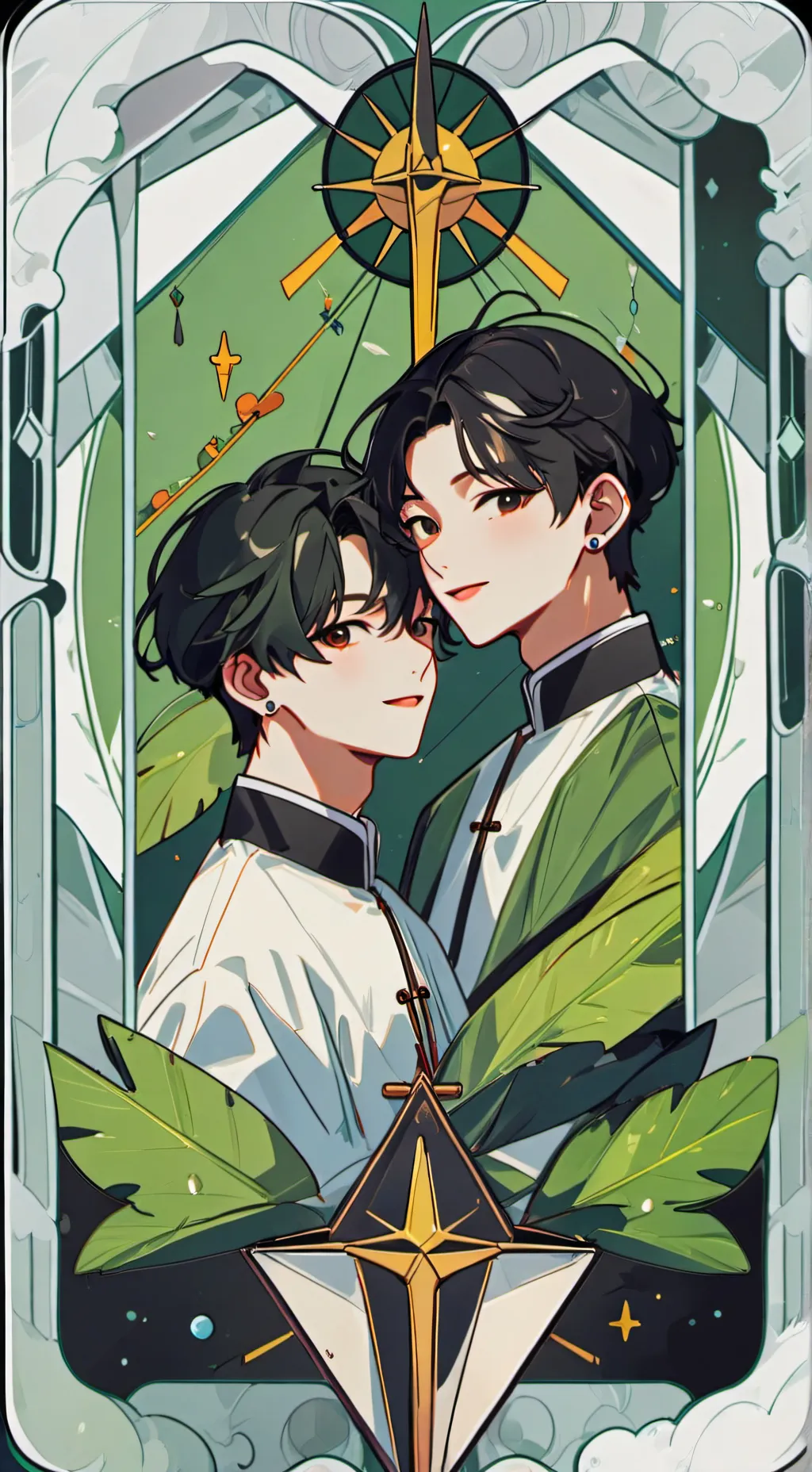 ai character: minsung  background