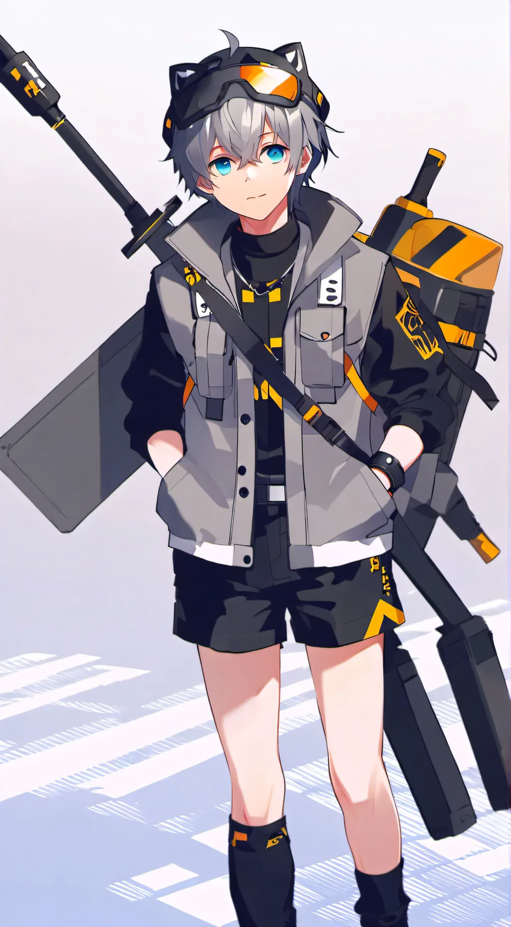 ai character: Акира background