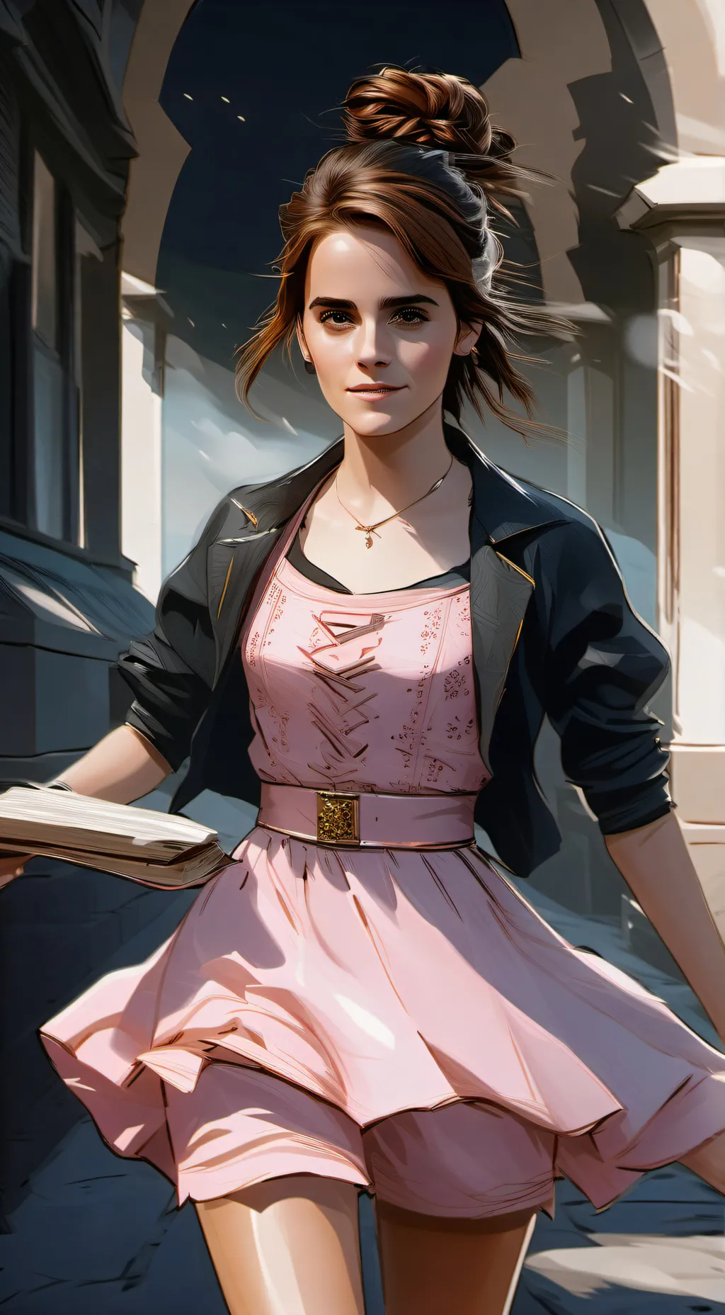 ai character: Emma Watson background