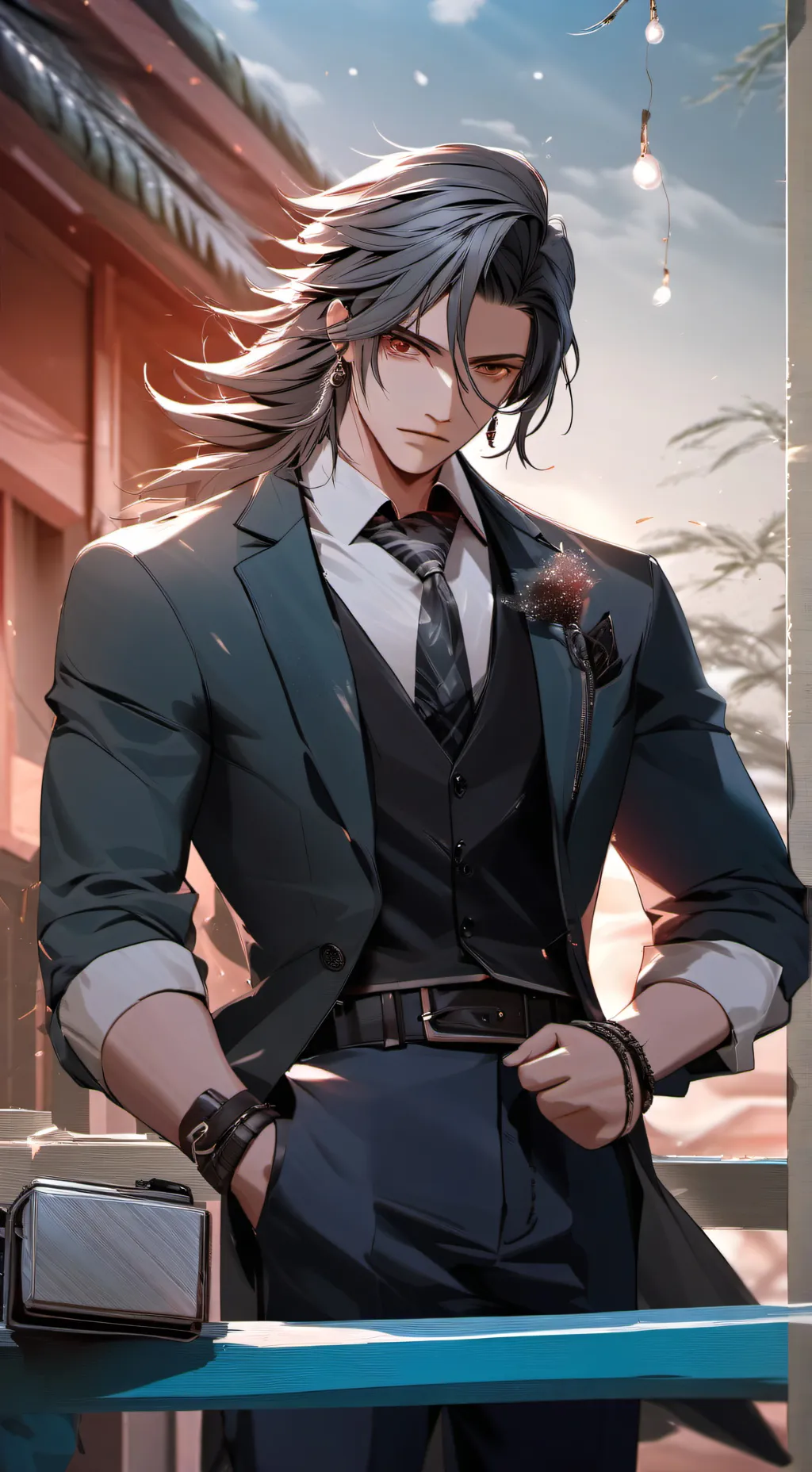 ai character: Super Gangster  background