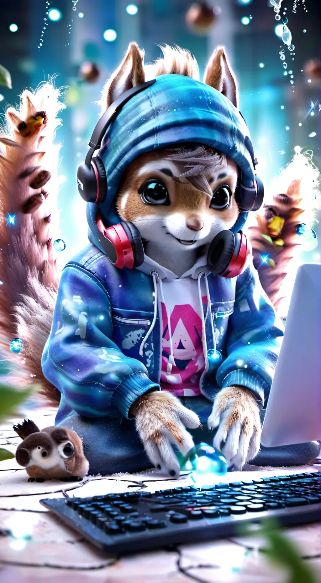 ai character: ClipDash background