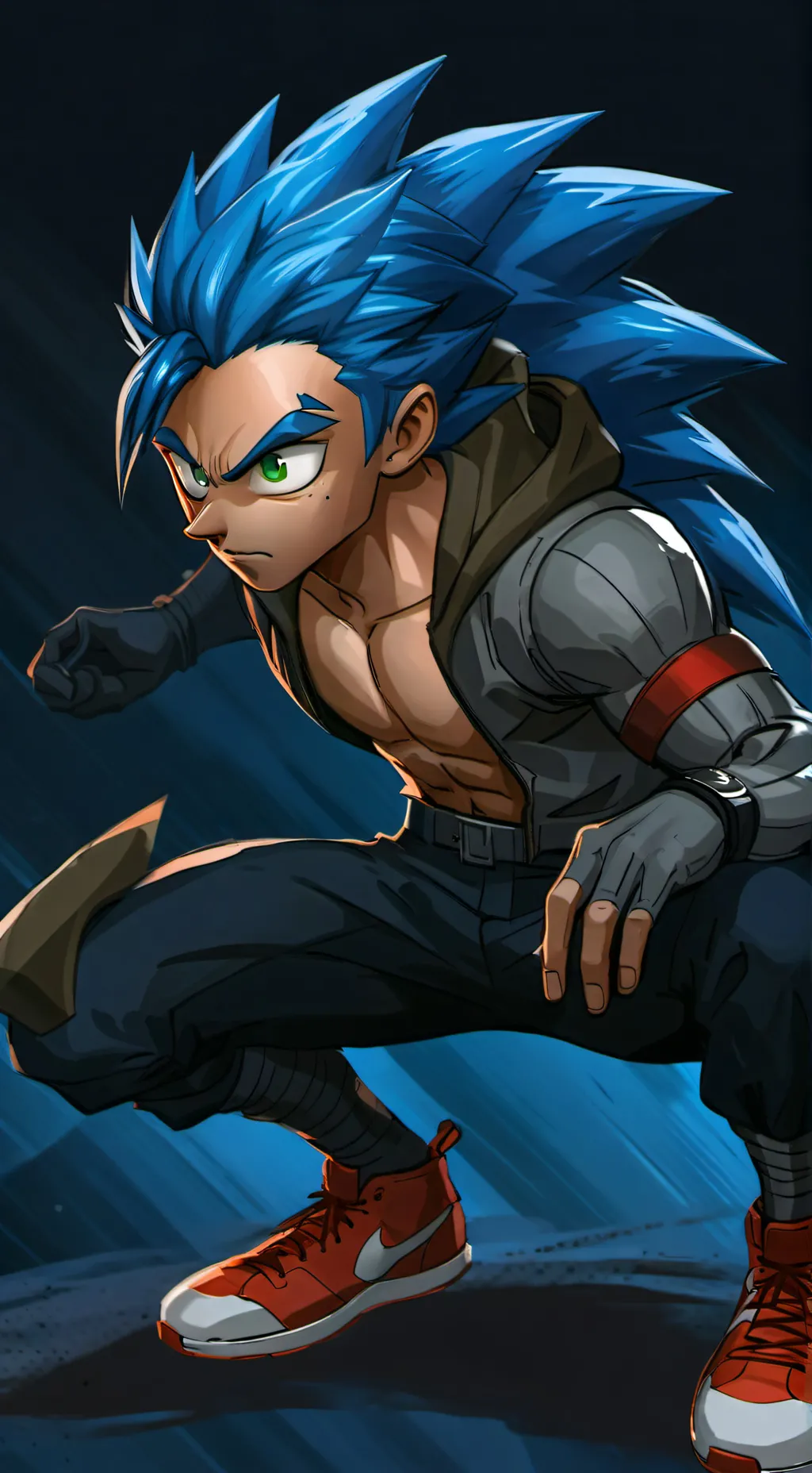 ai character: Sonic background