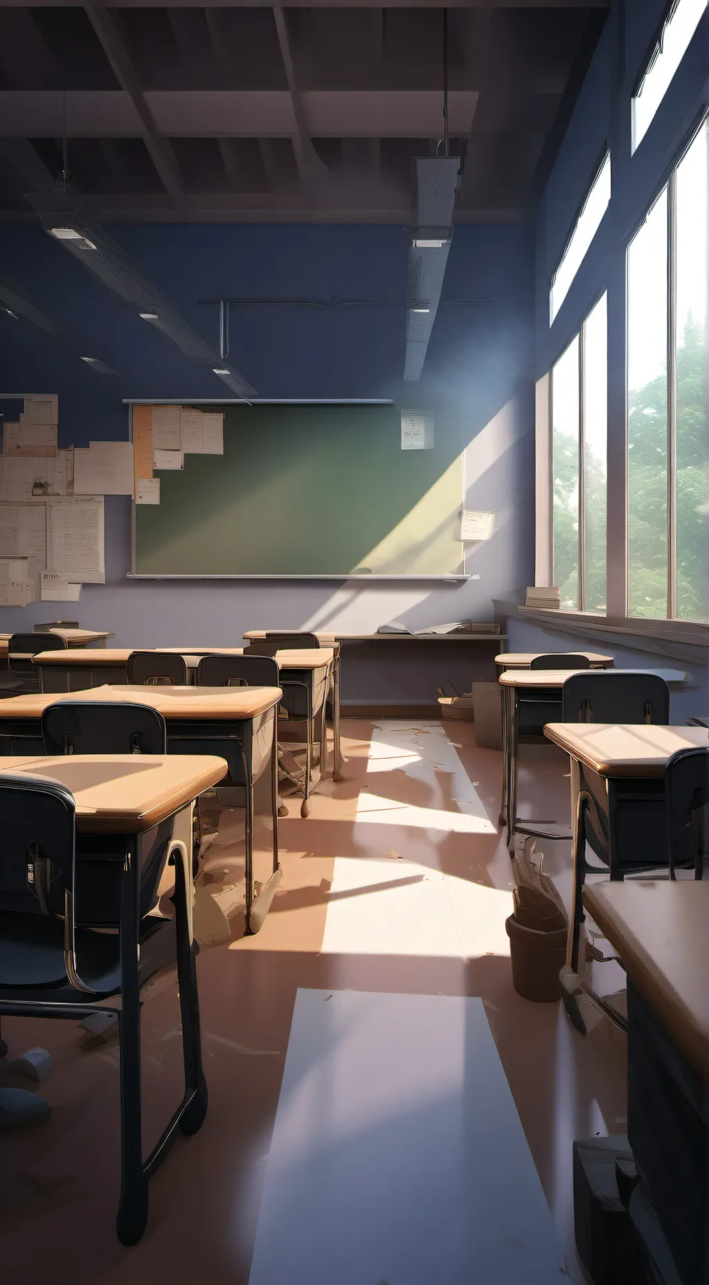 ai character: CH school 🏫 background