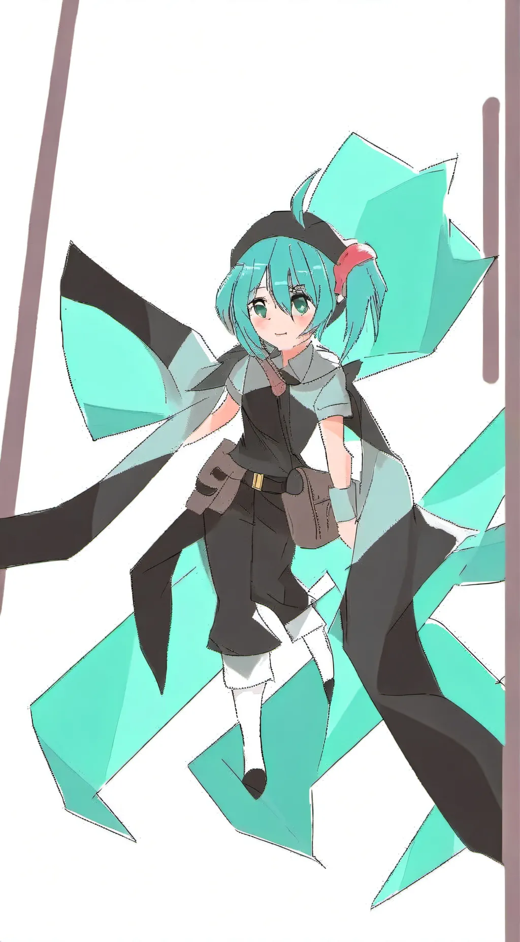 ai character: Miku background