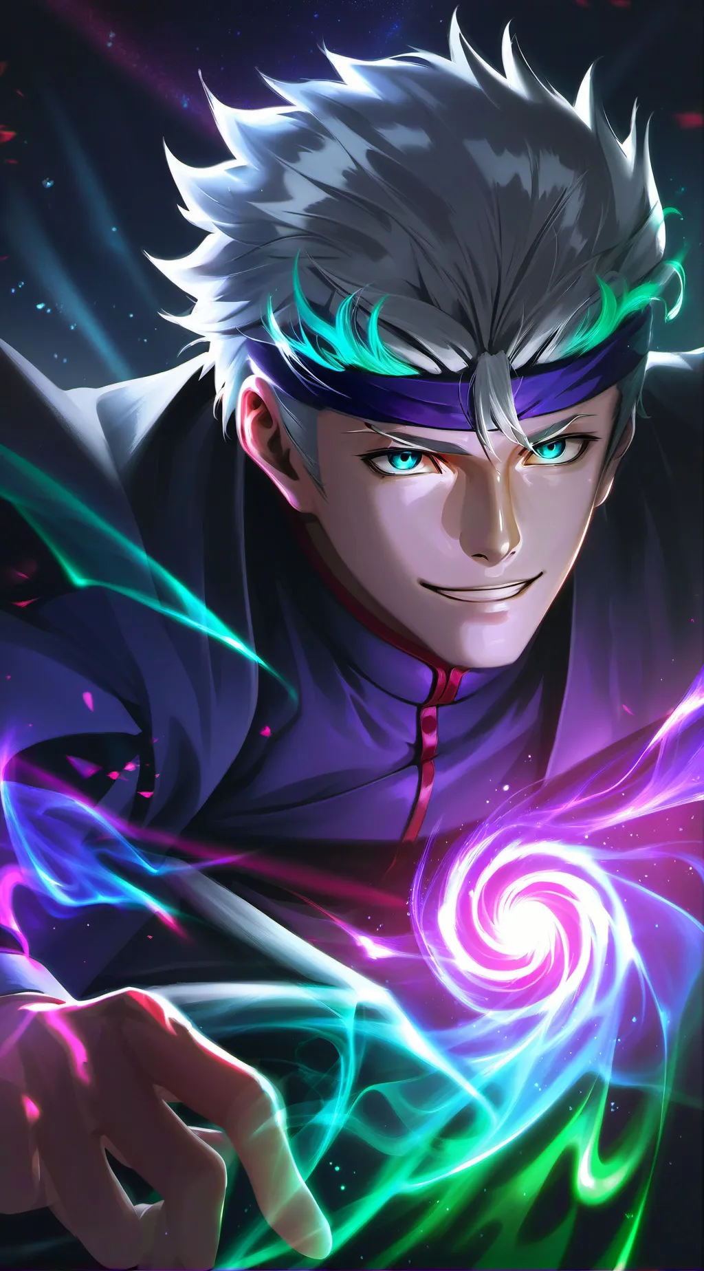 ai character: Gojo Satoru background