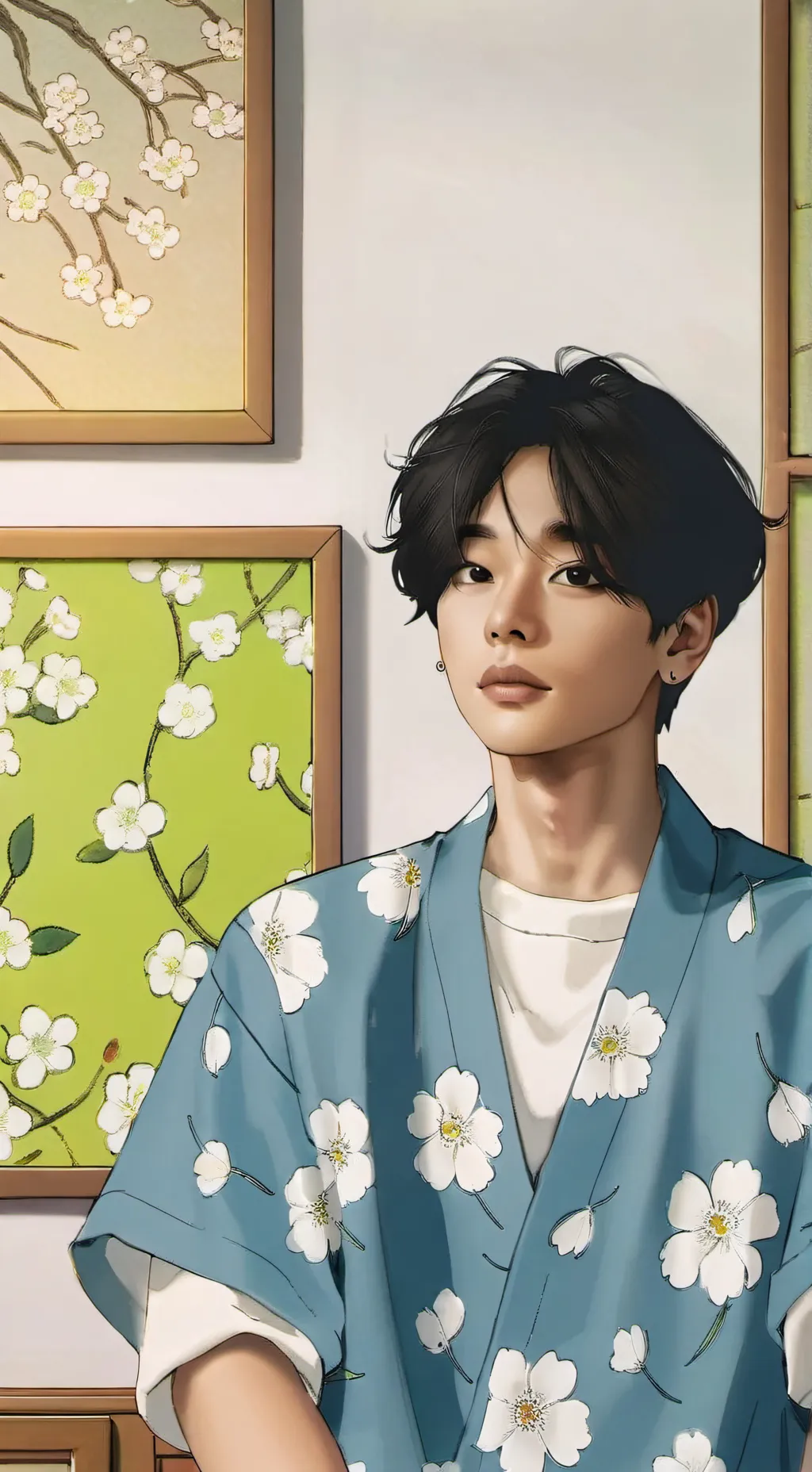 ai character: Maki background